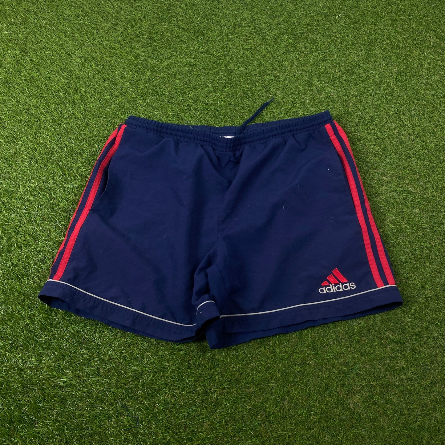 90s Adidas Shorts Blue Large