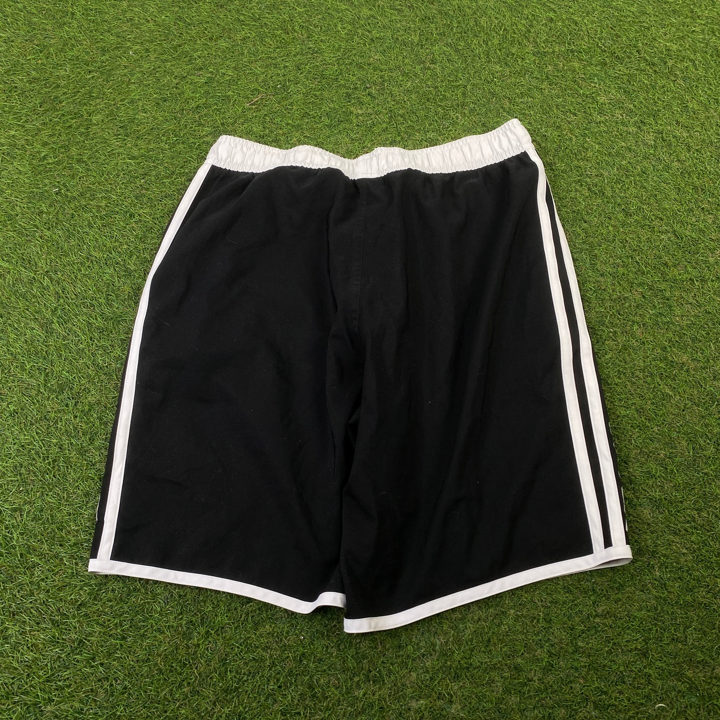 00s Adidas Gym Shorts Black Small
