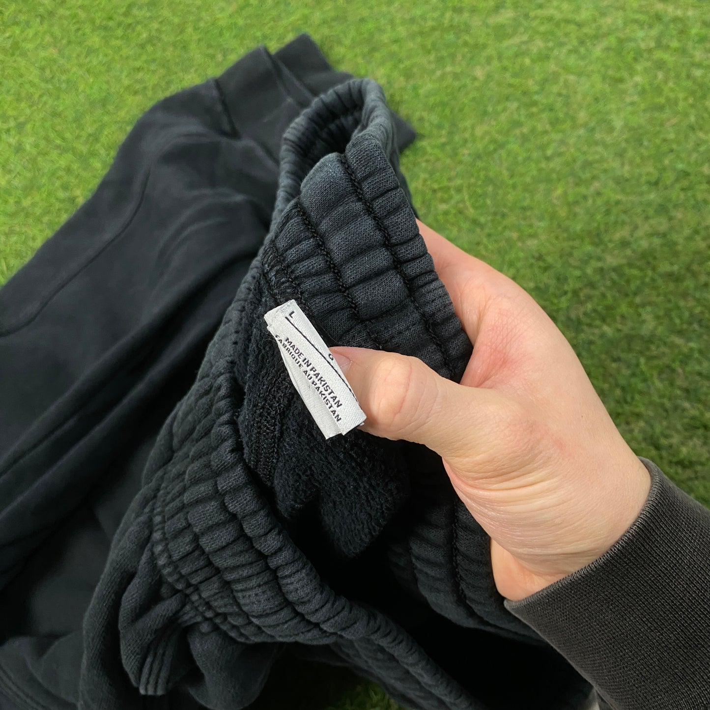 00s Nike Cotton Joggers Black Large