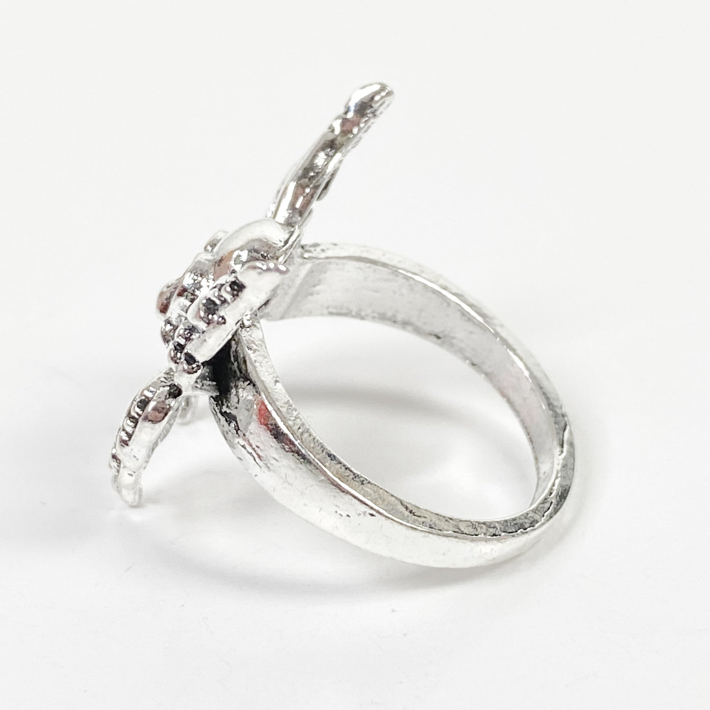 Retro Vintage Butterfly Ring Silver
