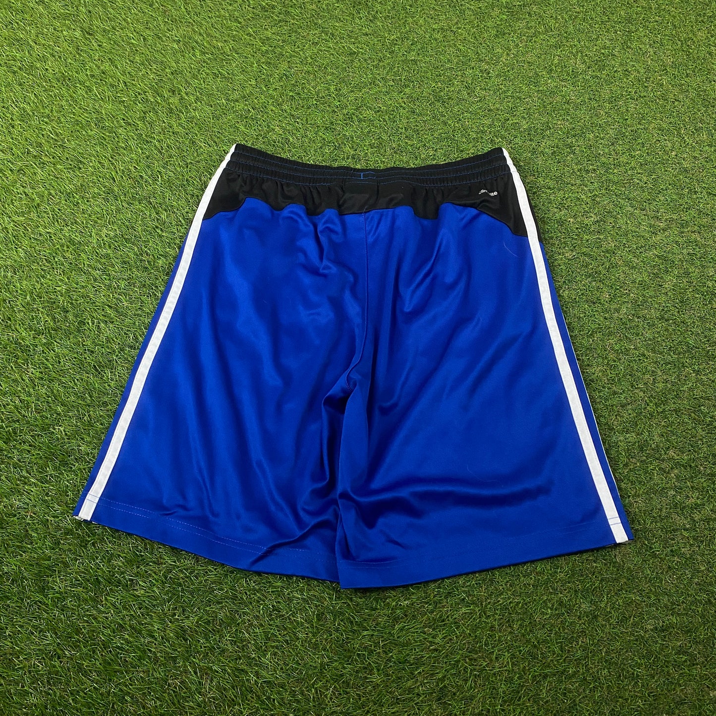 00s Adidas Basketball Shorts Blue Small