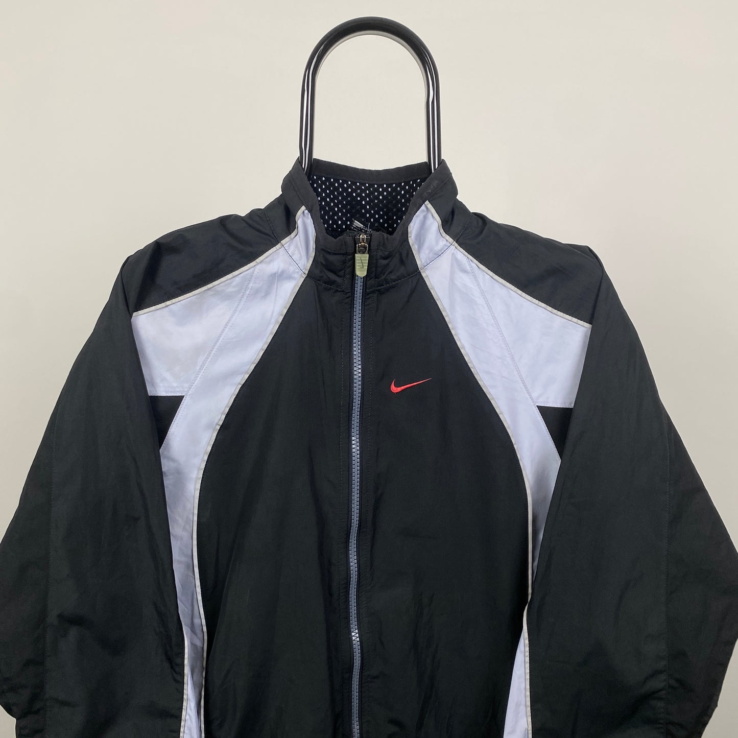 00s Nike Windbreaker Jacket Black Small