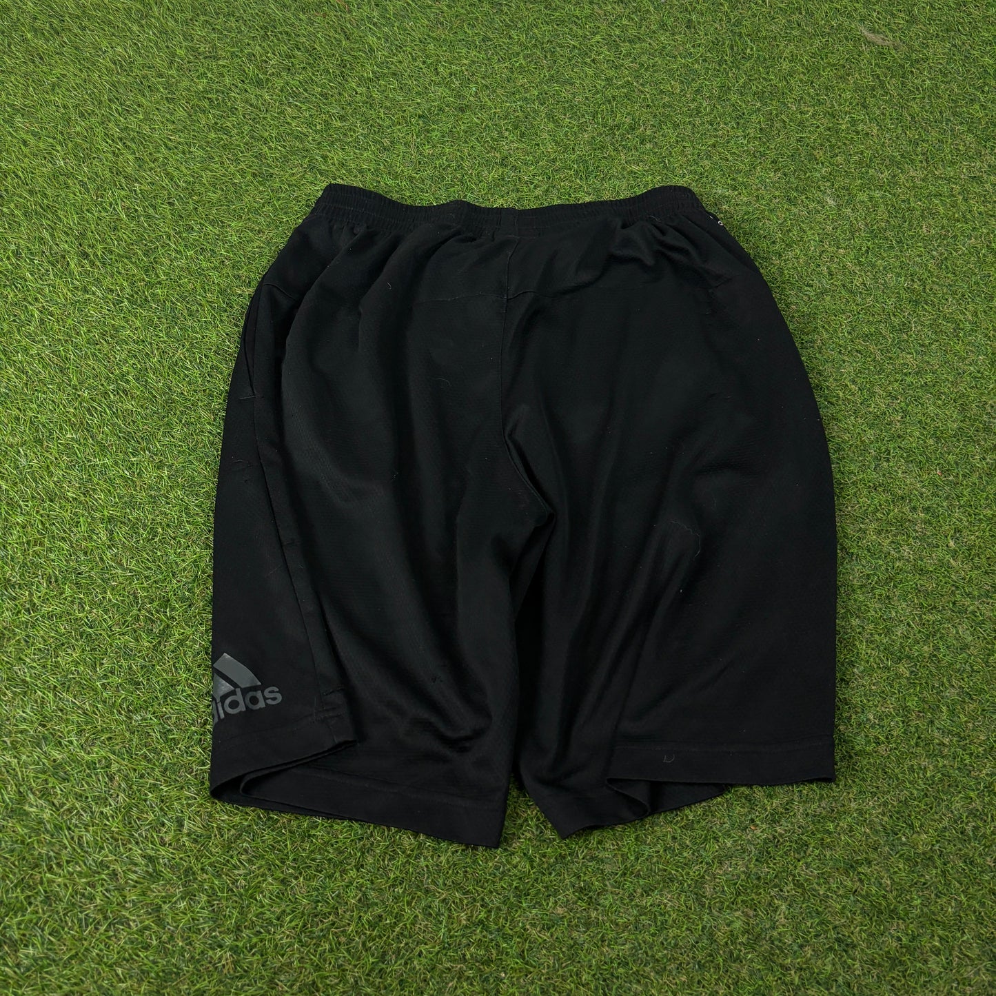 00s Adidas Football Shorts Black XS