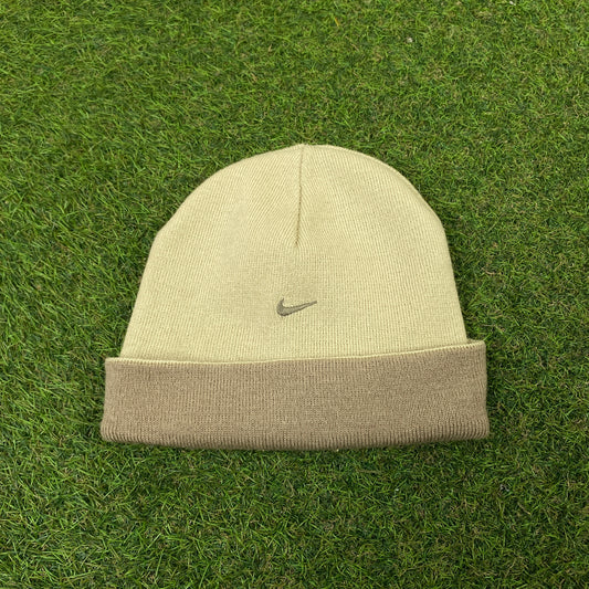 00s Nike Reversible Beanie Hat Brown