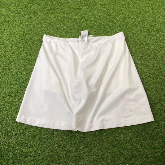 90s Adidas Skirt Shorts White Medium