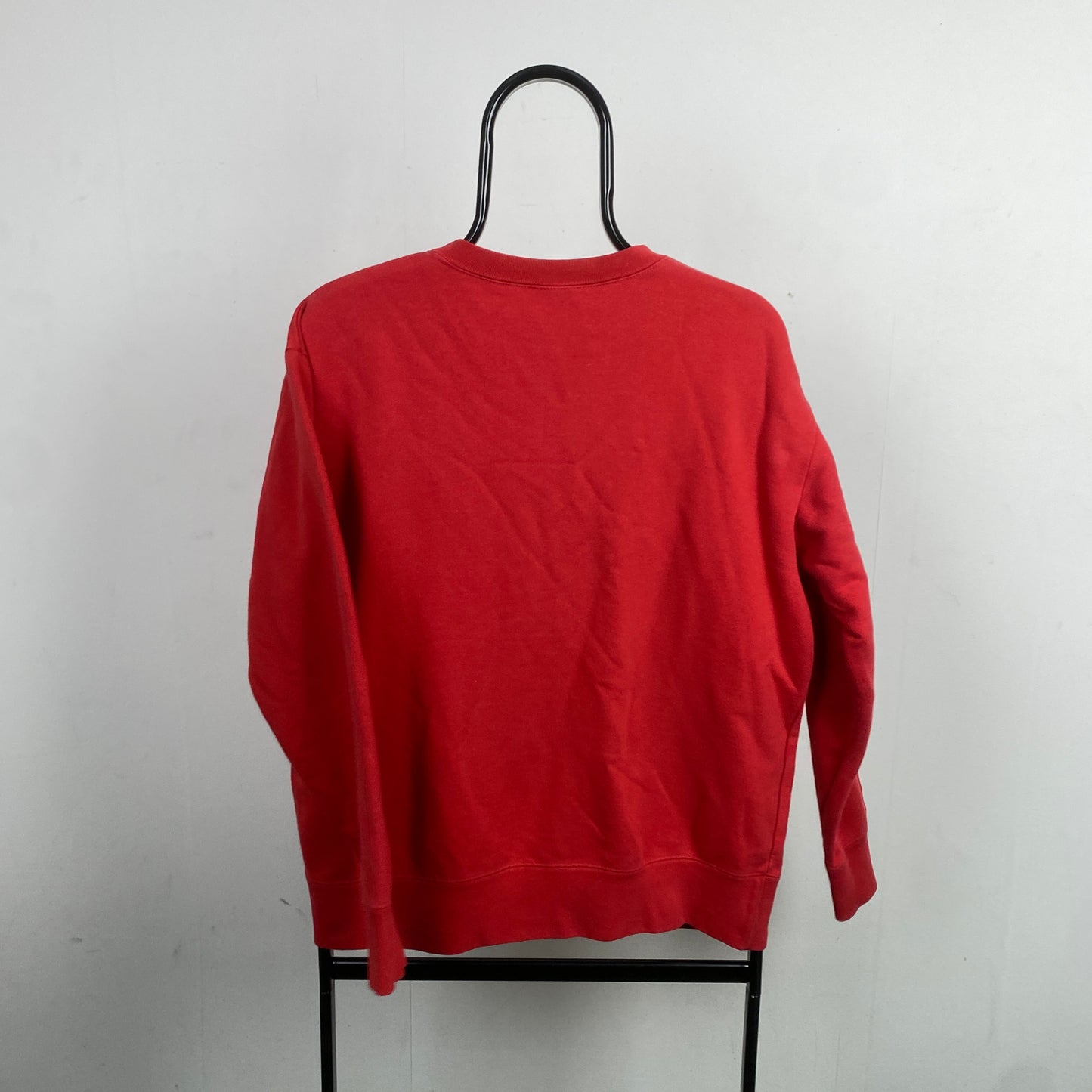 Retro United Colors Of Benetton Sweatshirt Red Medium