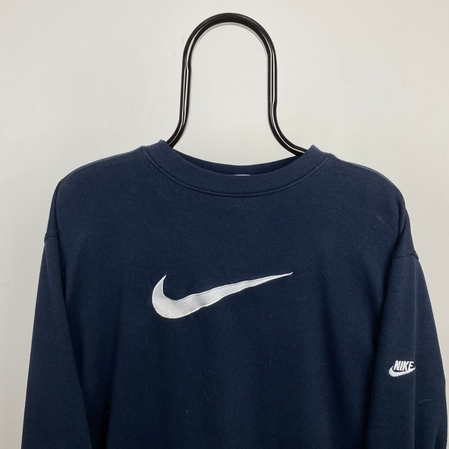 90s Nike Sweatshirt Blue Small