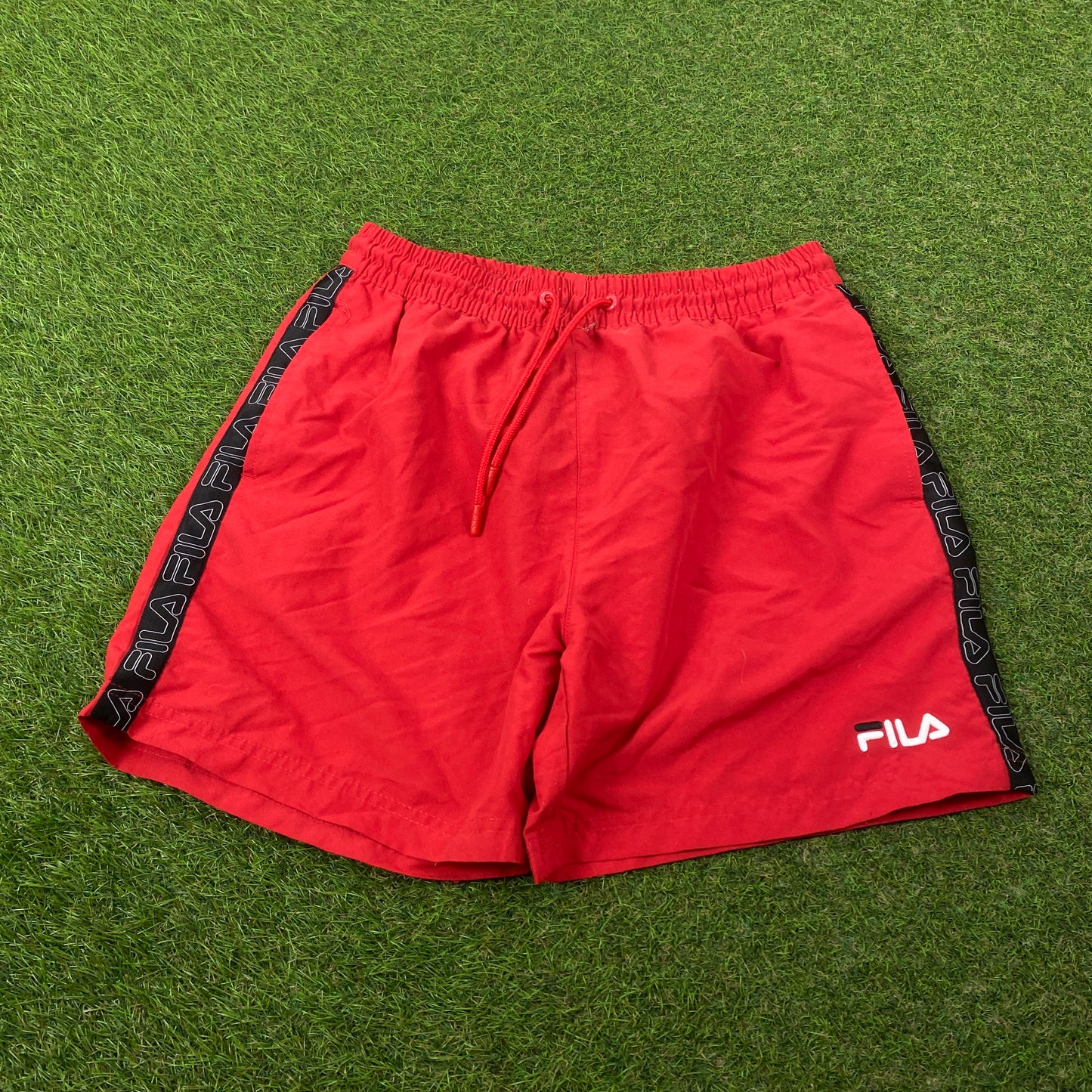 Retro Fila Shorts Red Small