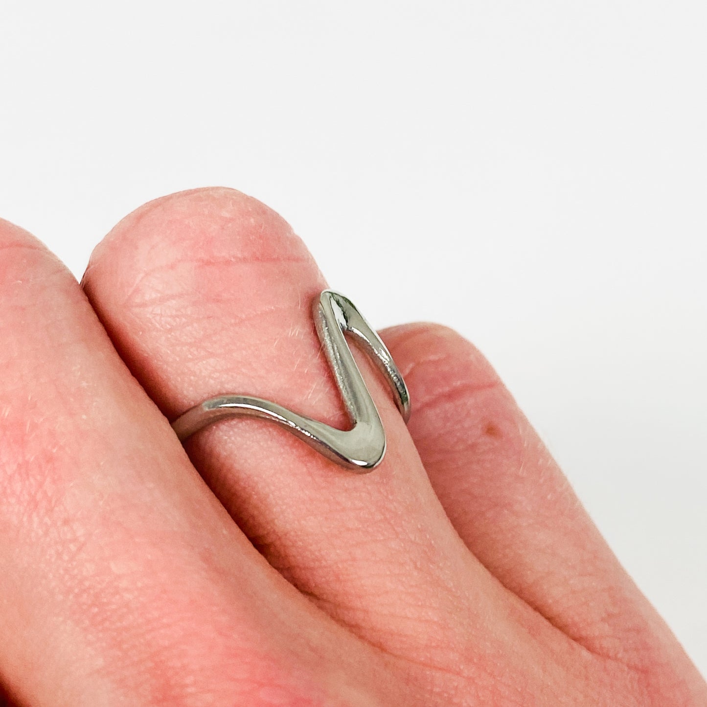 Vintage Adjustable Squiggle Ring