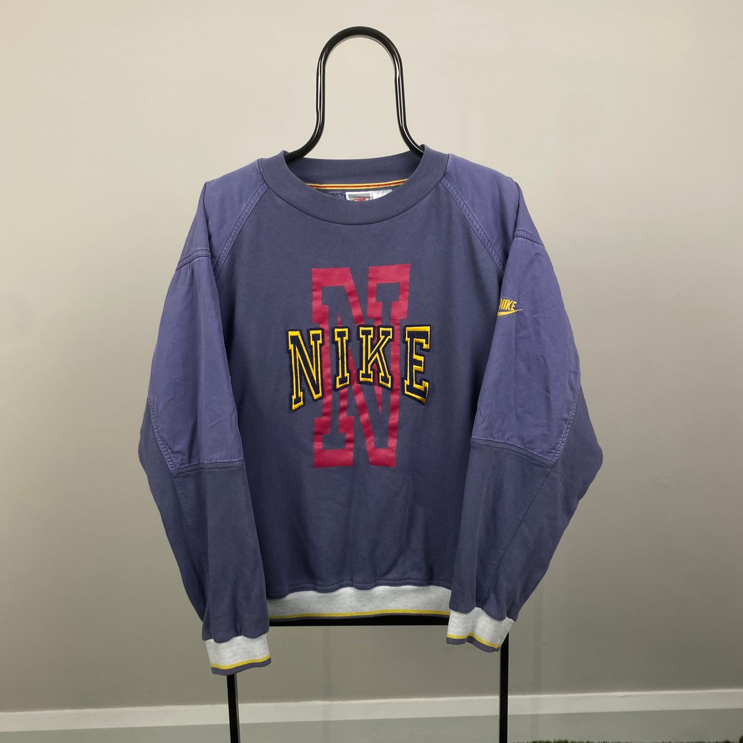 90s Nike Sweatshirt Blue Large