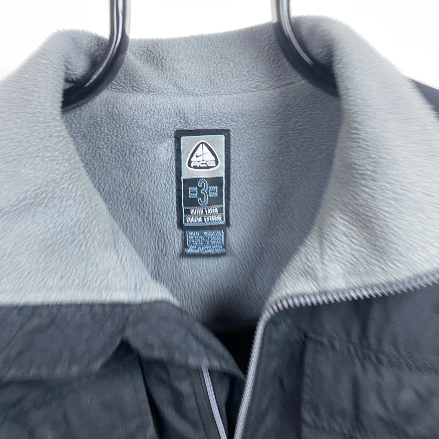 00s Nike ACG Fleece Gilet Jacket Black Medium