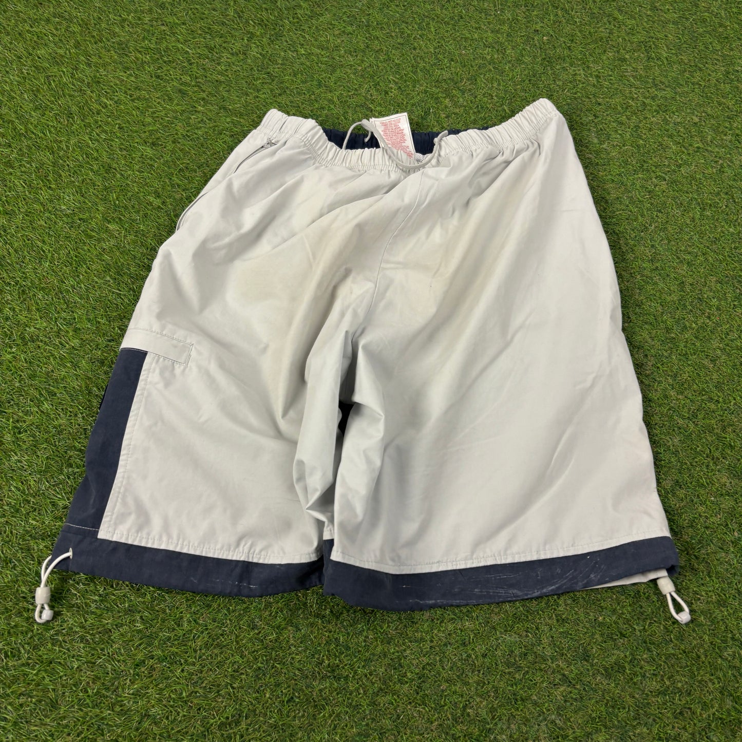 00s Nike Baggy Zip Pocket Shorts Grey Medium