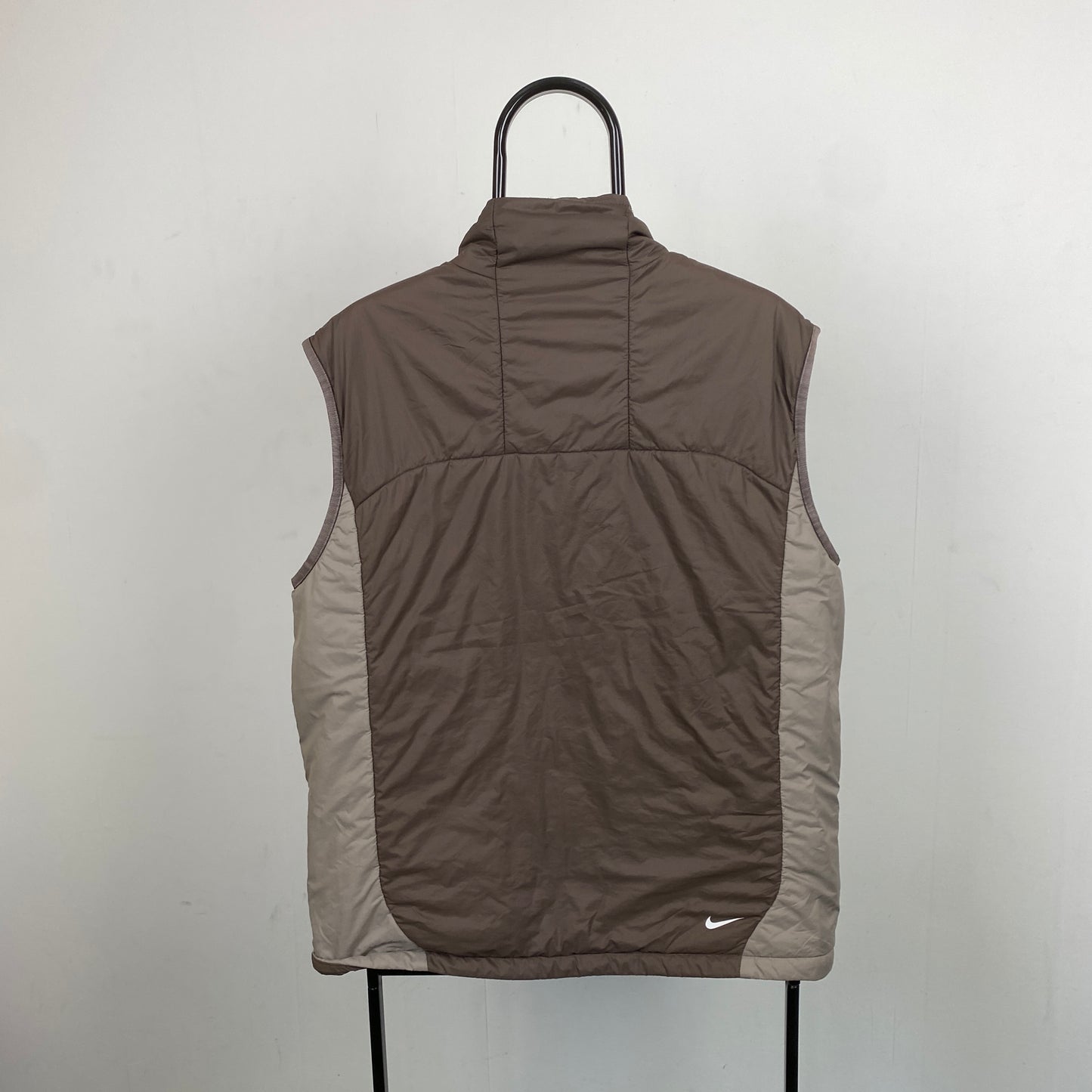 00s Nike ACG Puffer Gilet Jacket Brown Small