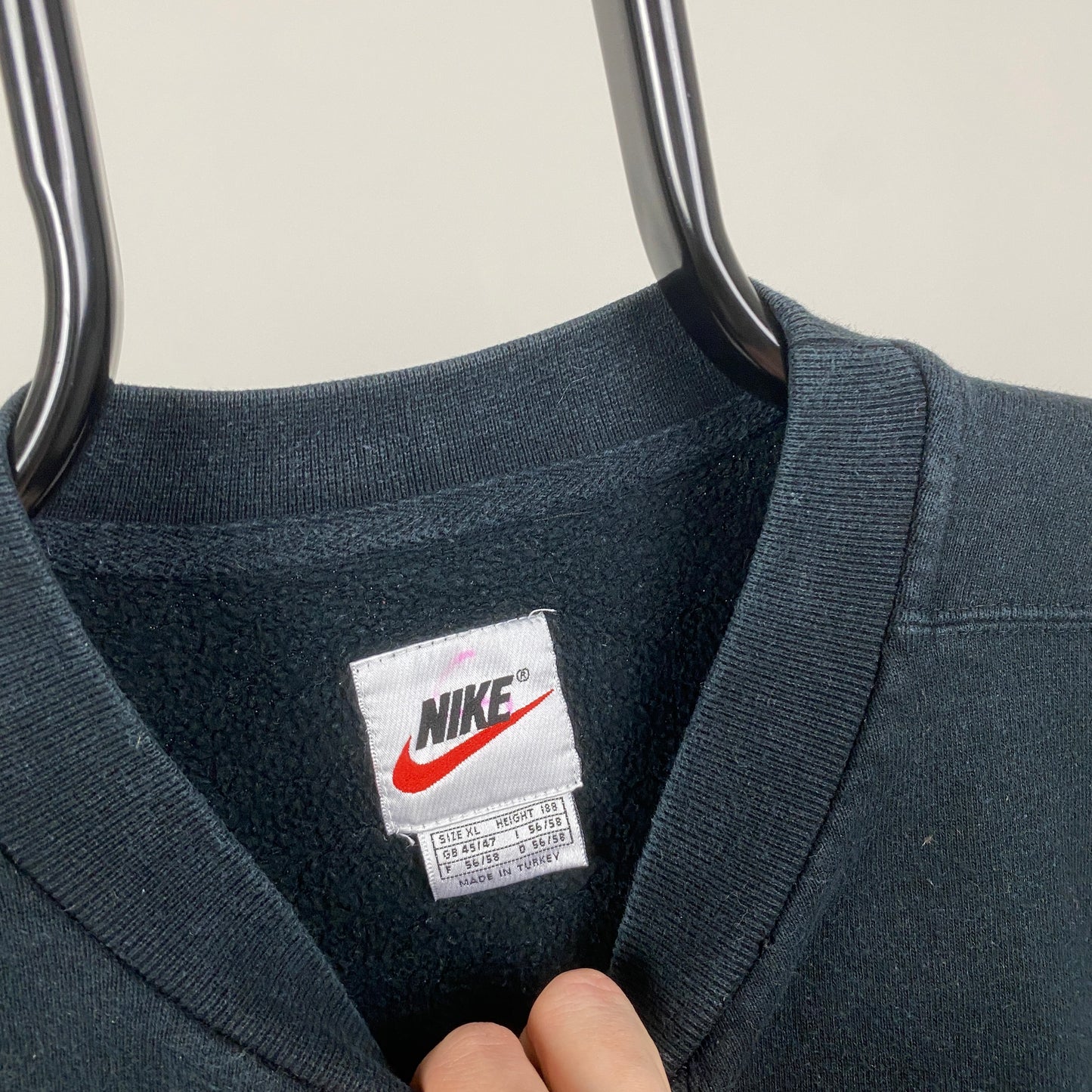 90s Nike Sweatshirt Black XL