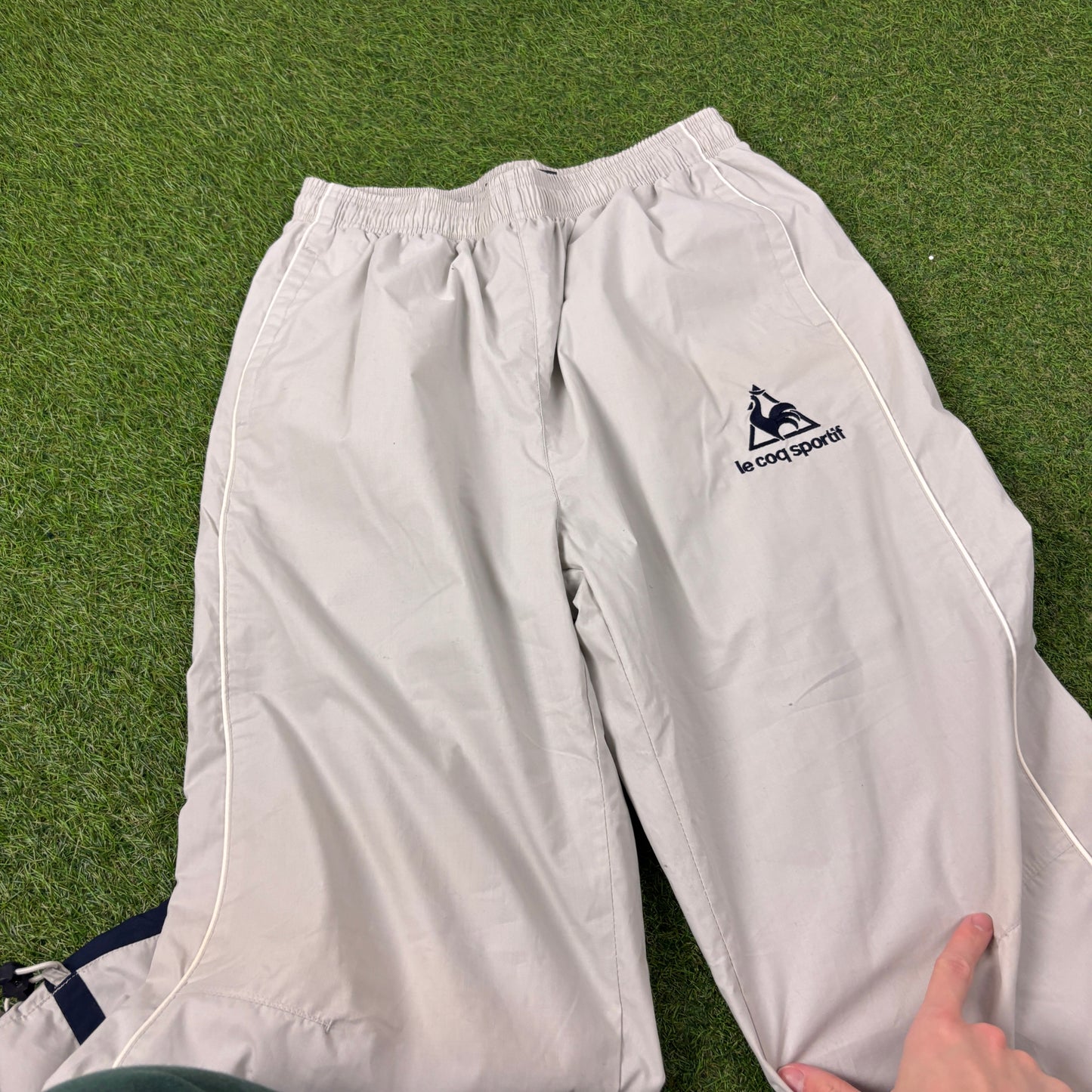 00s Le Coq Sportif 3/4 Length Joggers Grey XL