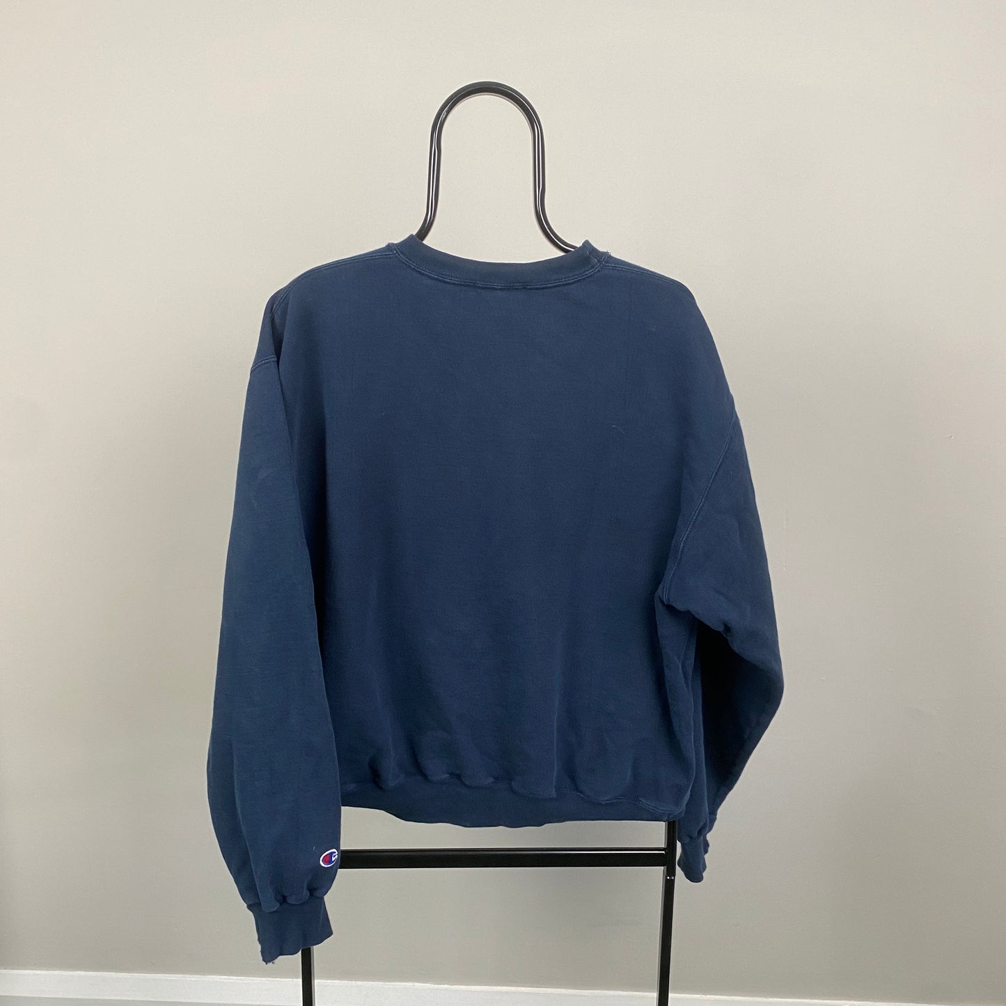 Retro 90s Champion Sweatshirt Blue Large