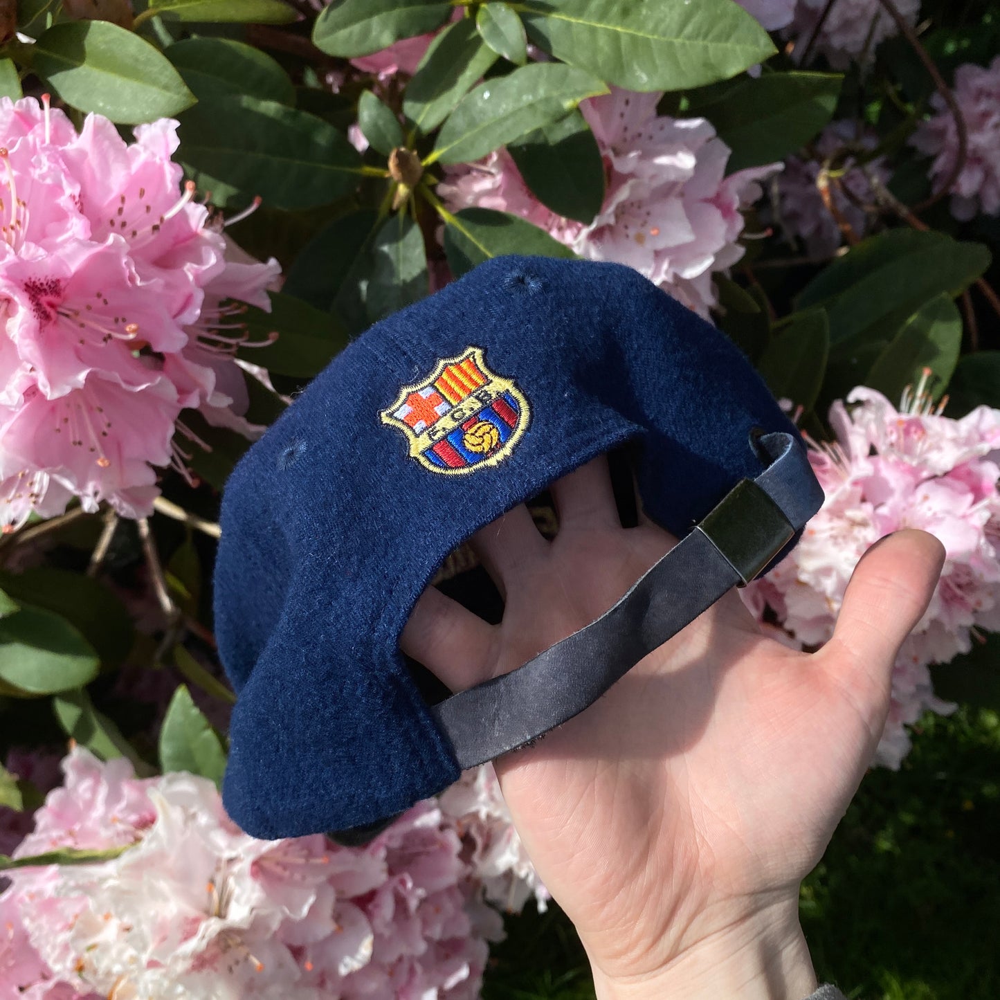 90s Nike Barcelona Hat Blue