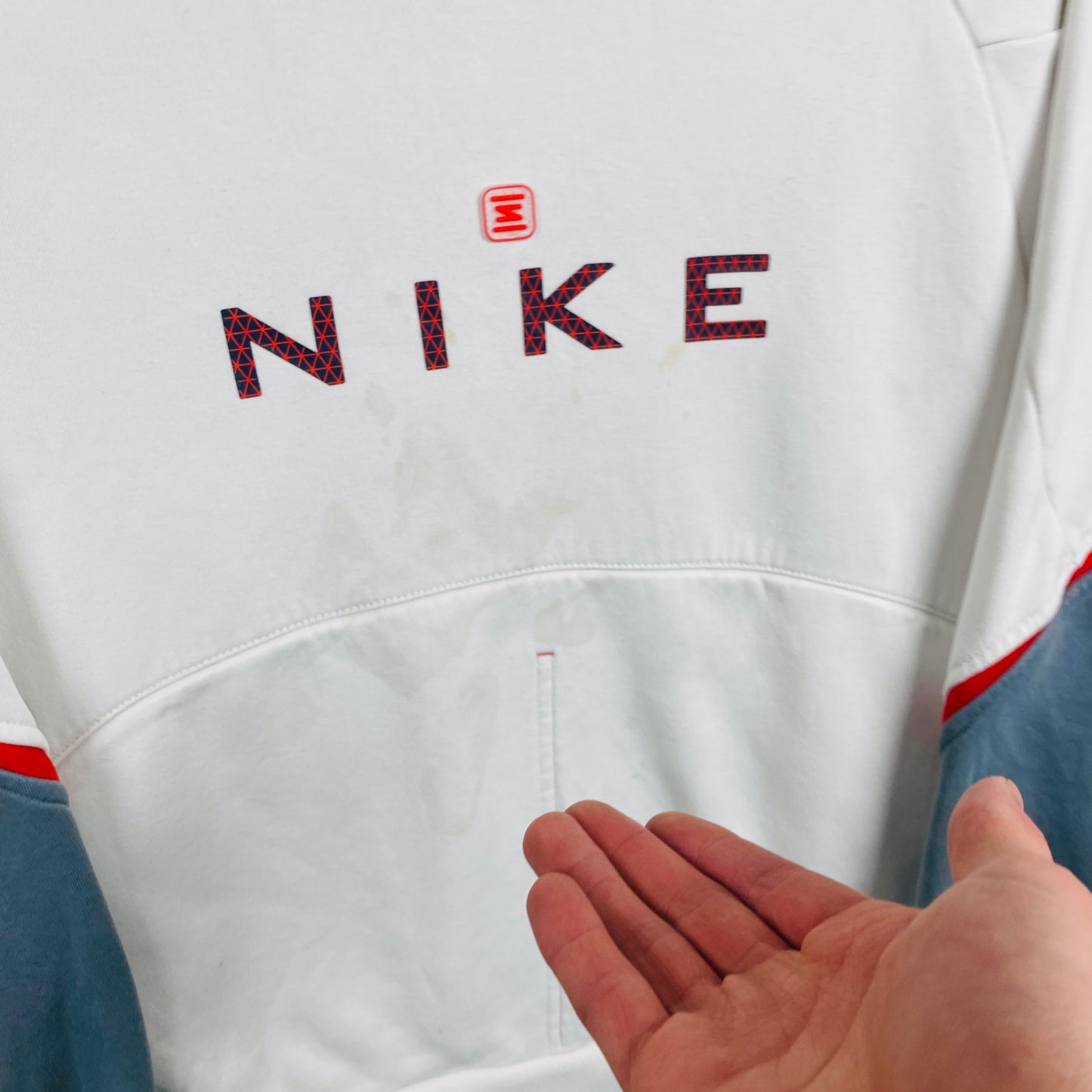 00s Nike Shox Hoodie White XS