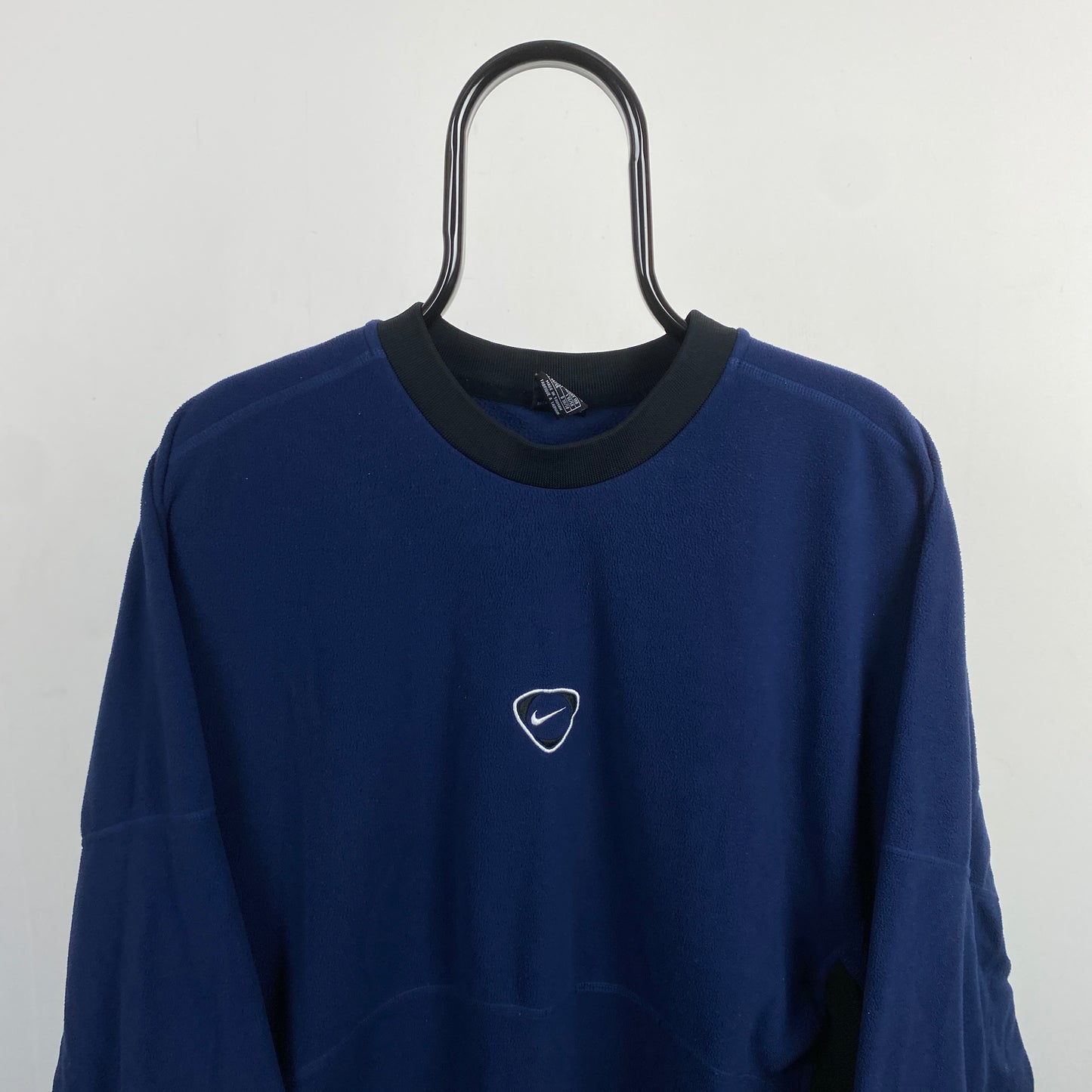00s Nike Therma-Fit Fleece Sweatshirt Blue XL