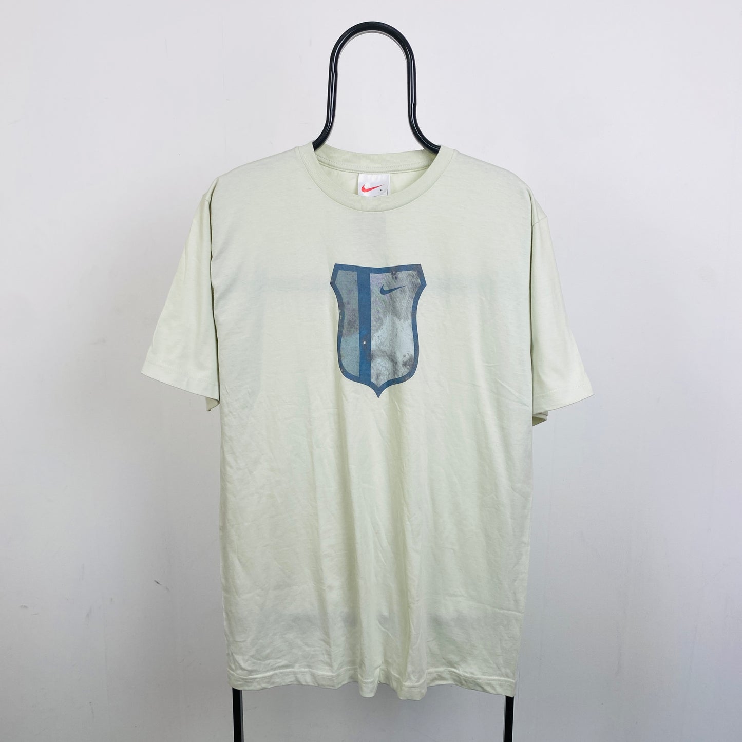 90s Nike Crest T-Shirt Brown Large