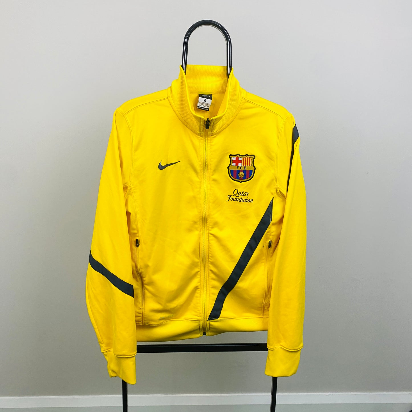 00s Nike Barcelona Track Jacket Yellow Small