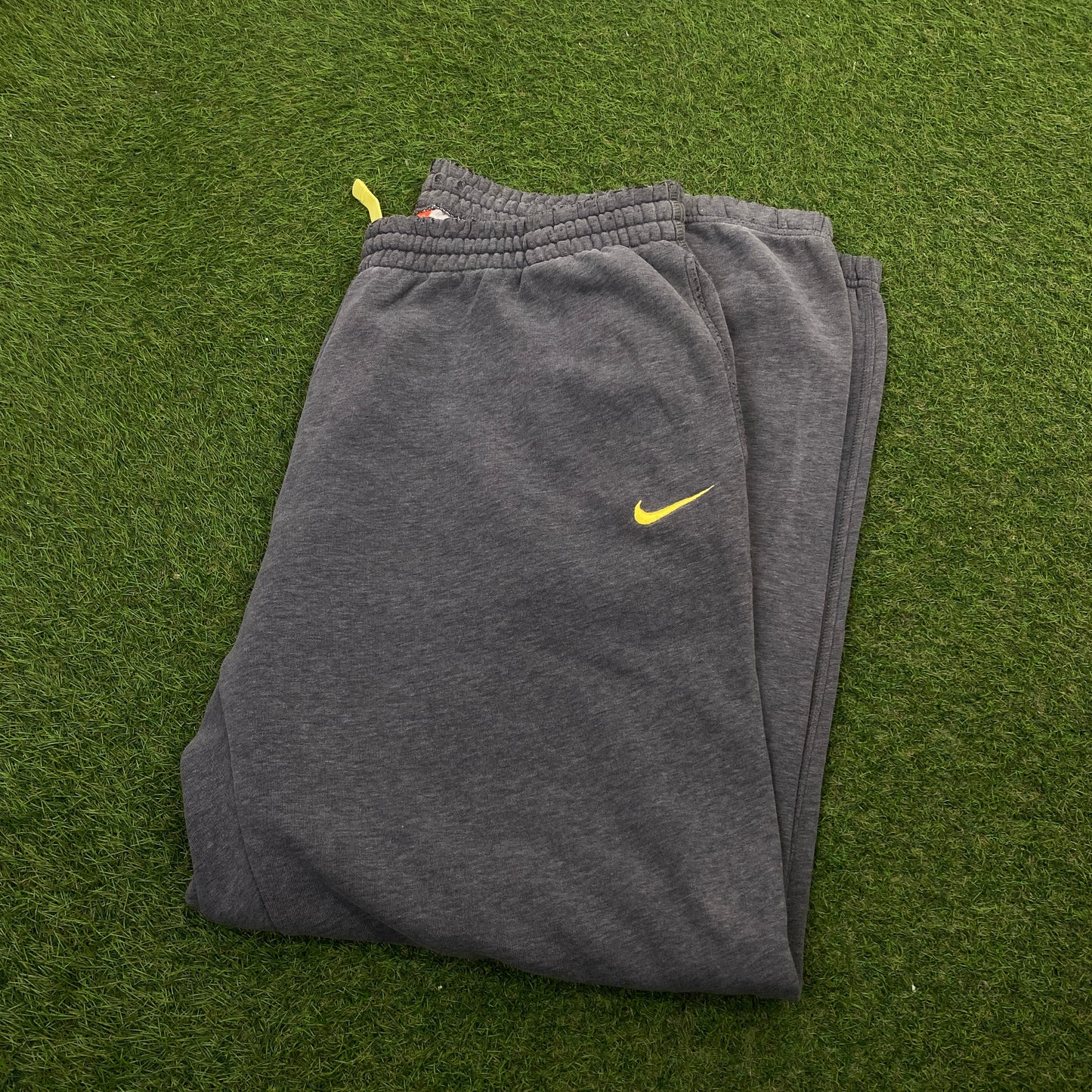 00s Nike Wide Leg Cotton Joggers Grey XL