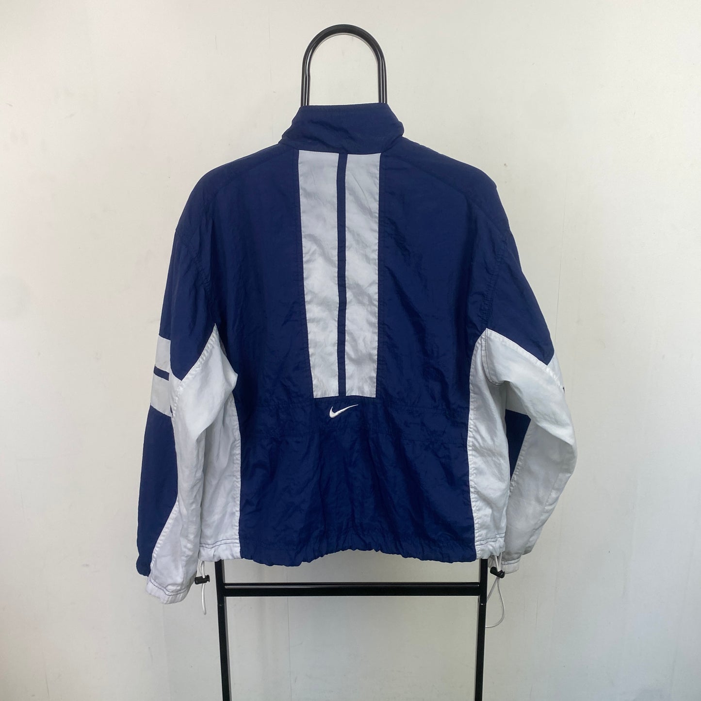 90s Nike Windbreaker Jacket Blue Medium