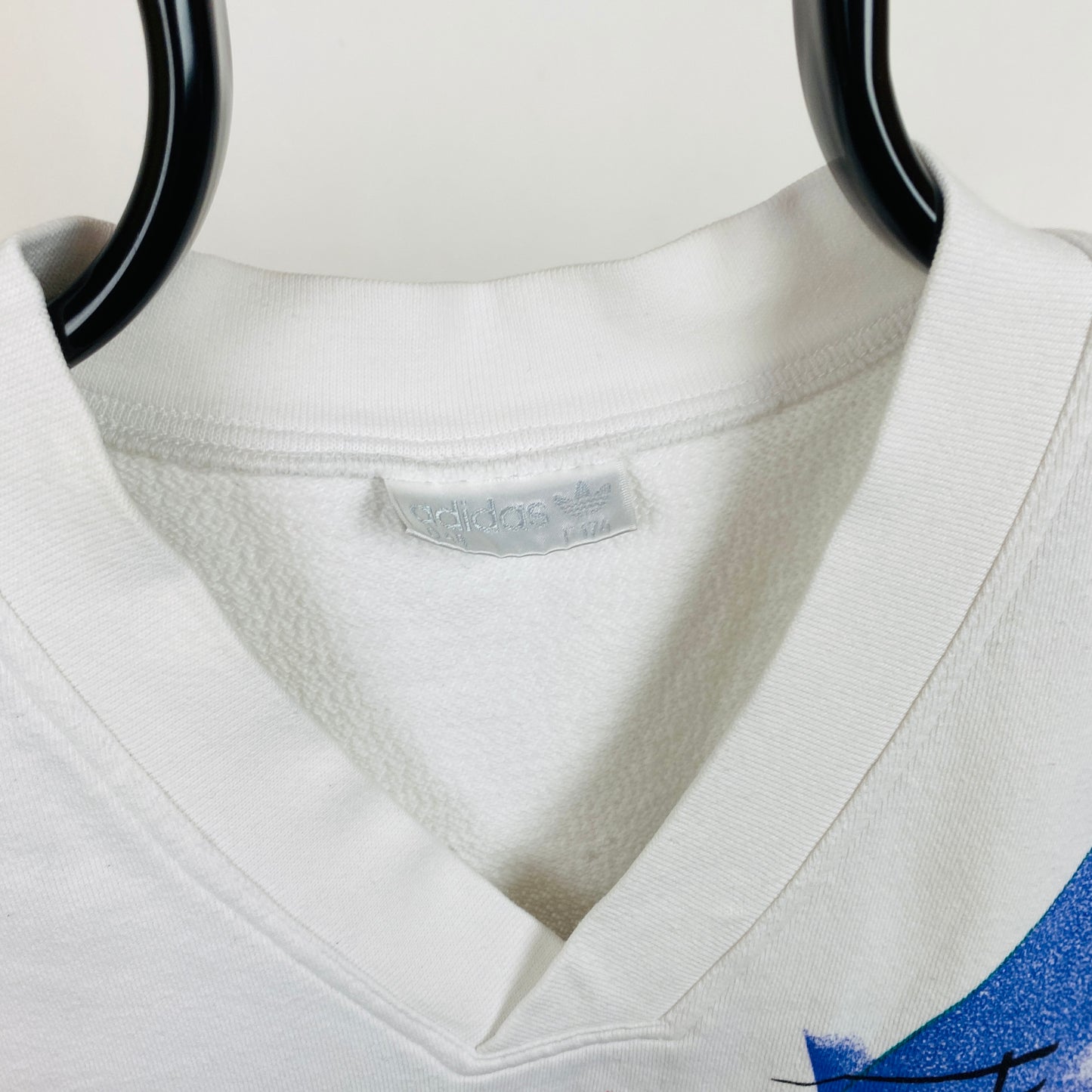 90s Adidas Edberg Sweater Vest Sweatshirt White Small