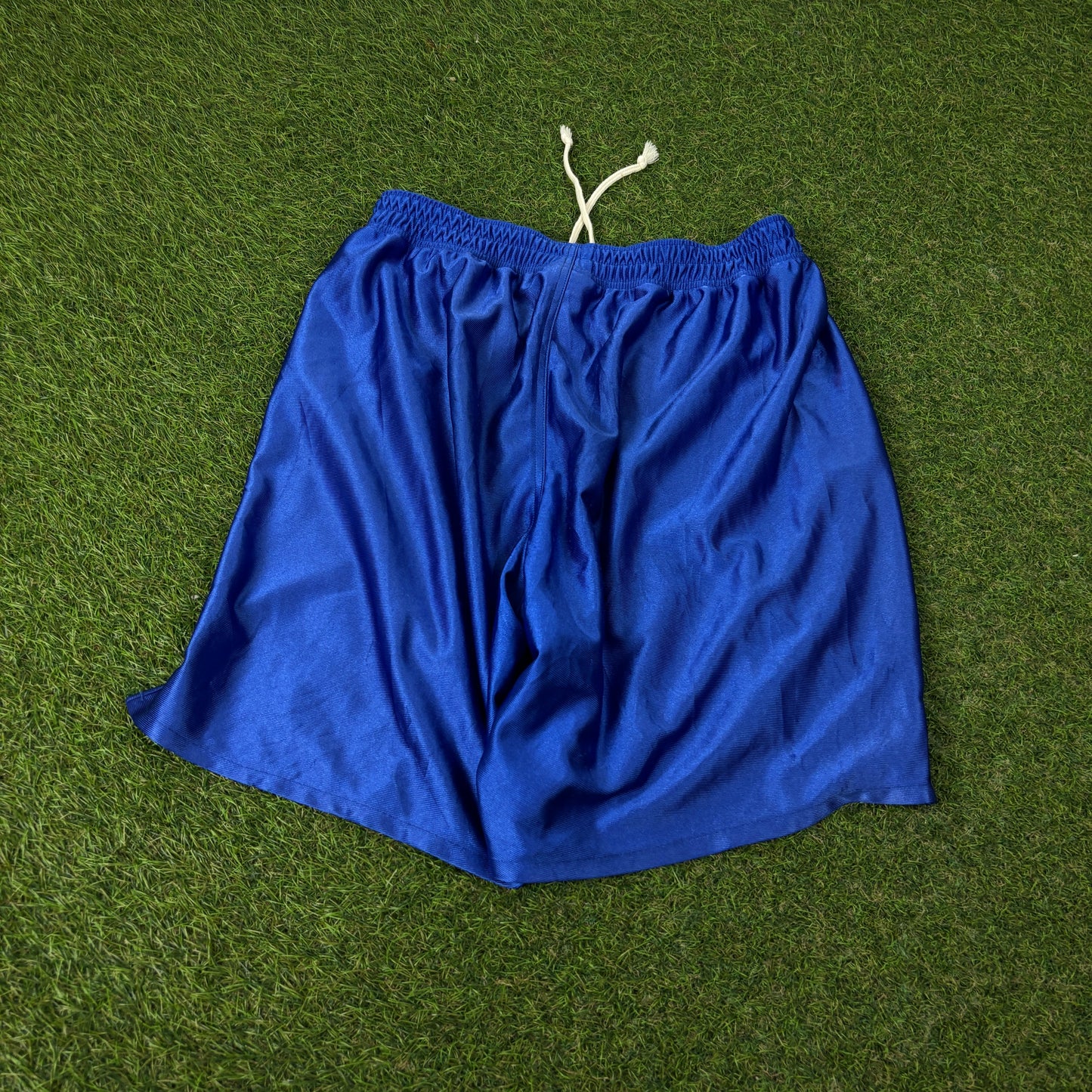 90s Mizuno Japan Football Shorts Blue Large