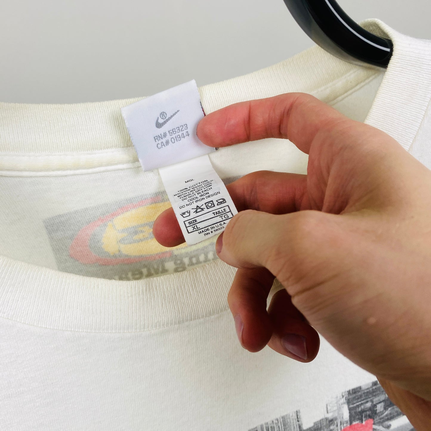 90s Nike Flushing Meadows Tennis T-Shirt White XL
