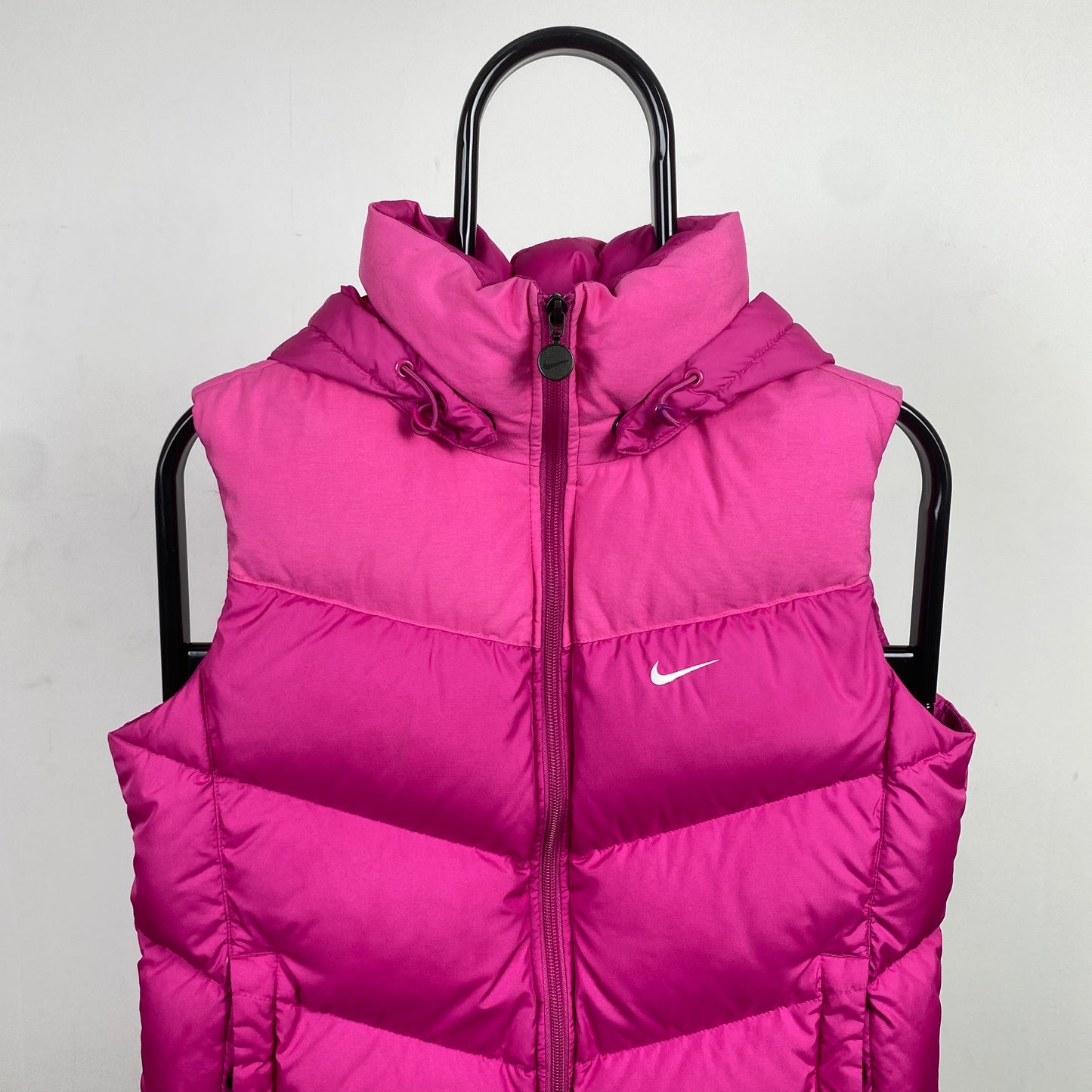 00s Nike Puffer Gilet Jacket Coat Pink Small