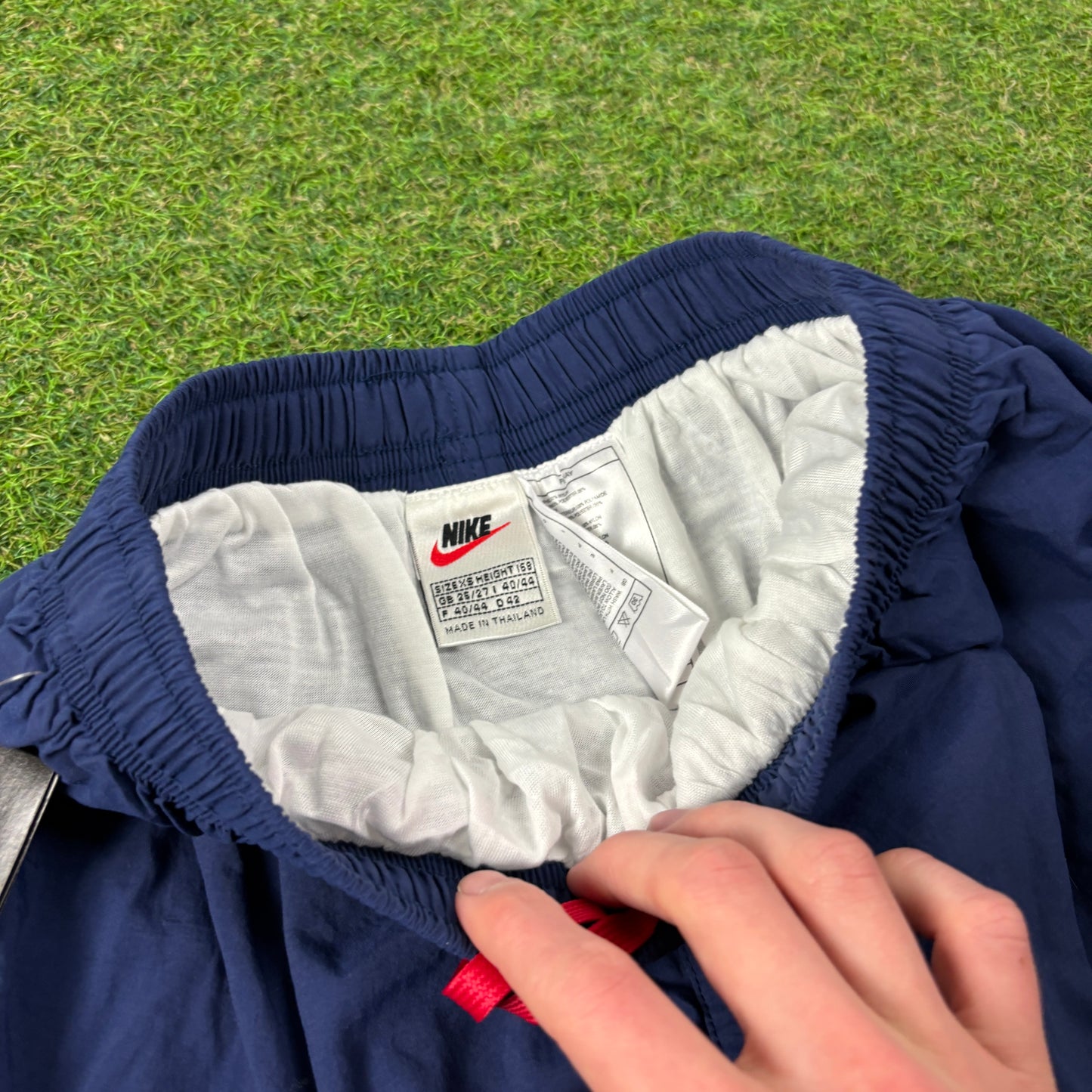 90s Nike Arsenal Football Shorts Blue XS/Small