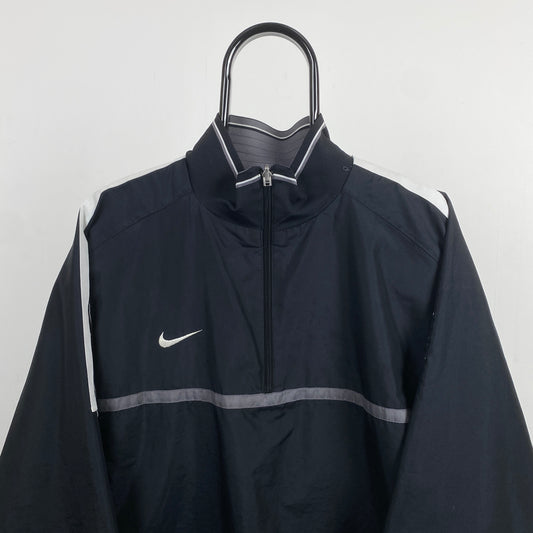 00s Nike Reversible Fleece Coat Jacket Black XL