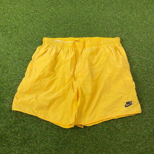 90s Nike Shorts Yellow Large