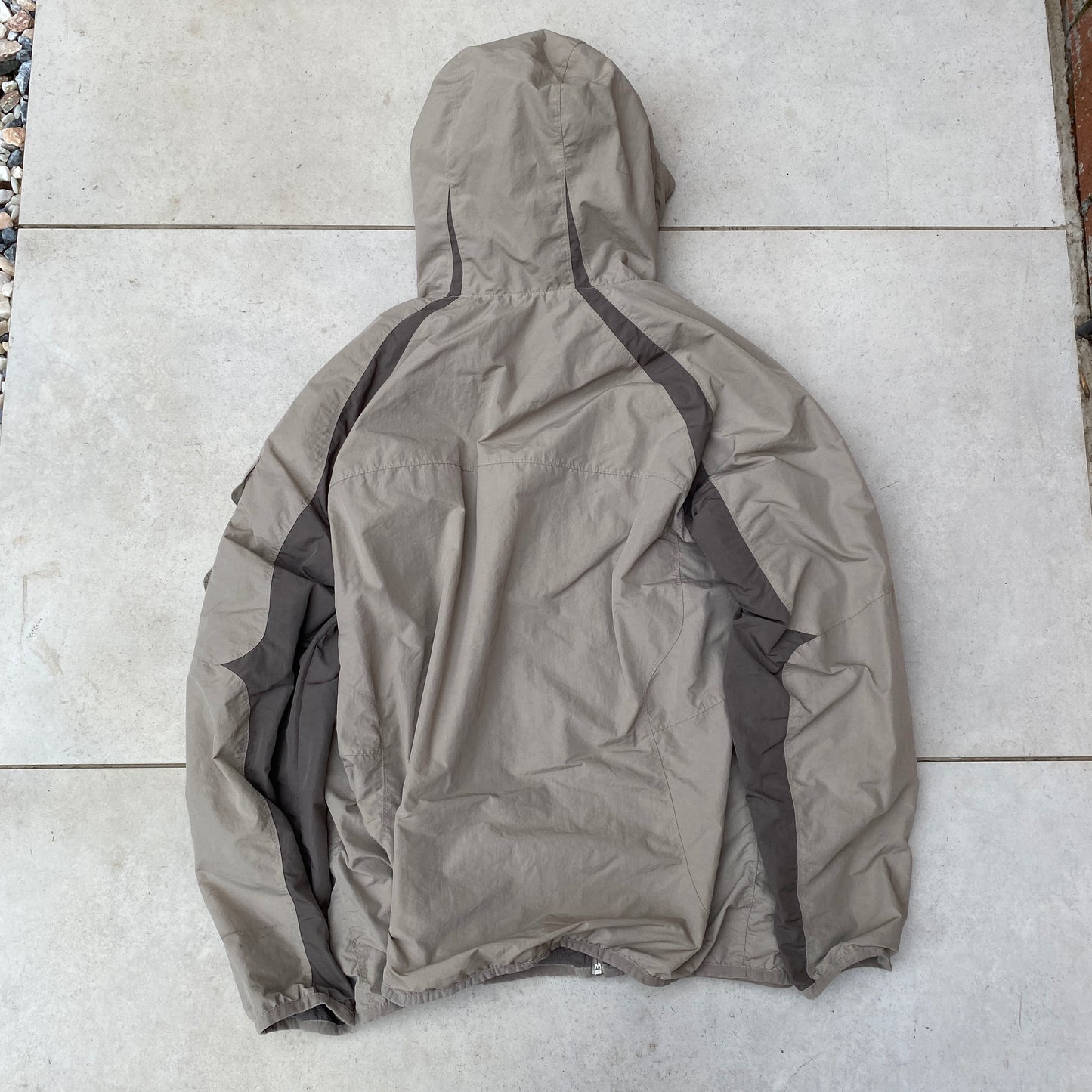 90s Nike Reversible Fleece Coat Jacket Brown XL