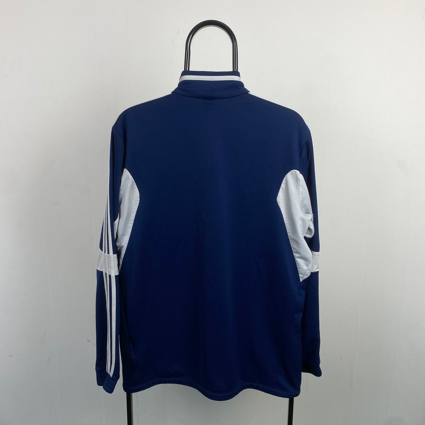 00s Adidas Bolton Football Sweatshirt Blue Large