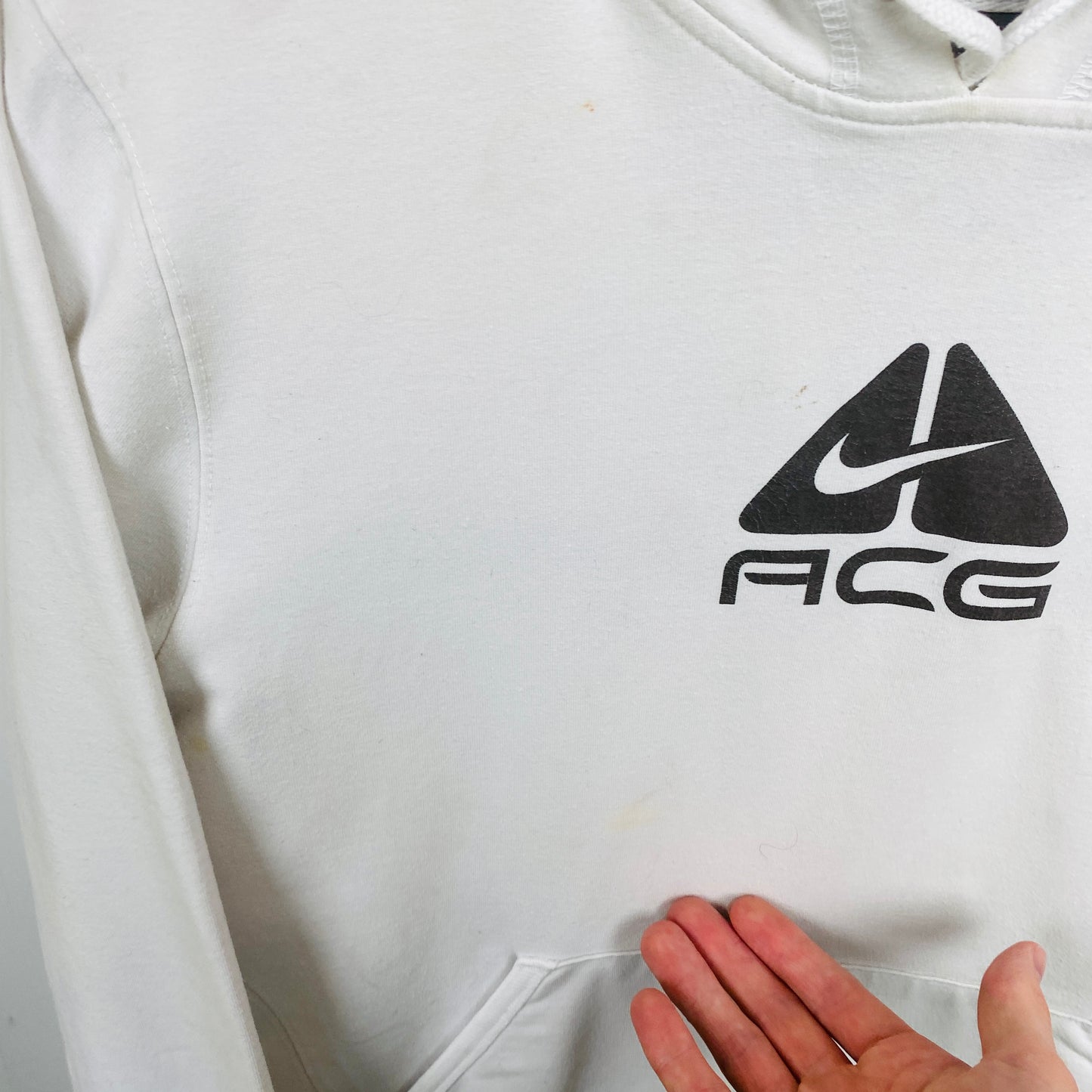 00s Nike ACG Hoodie White Womens Large