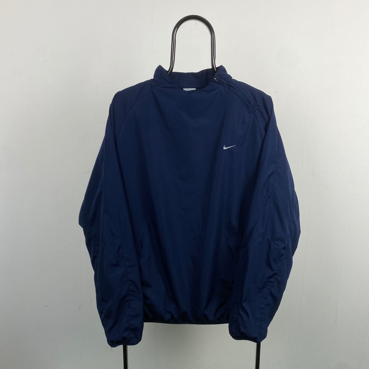 00s Nike Side Winder Windbreaker Jacket Blue Large