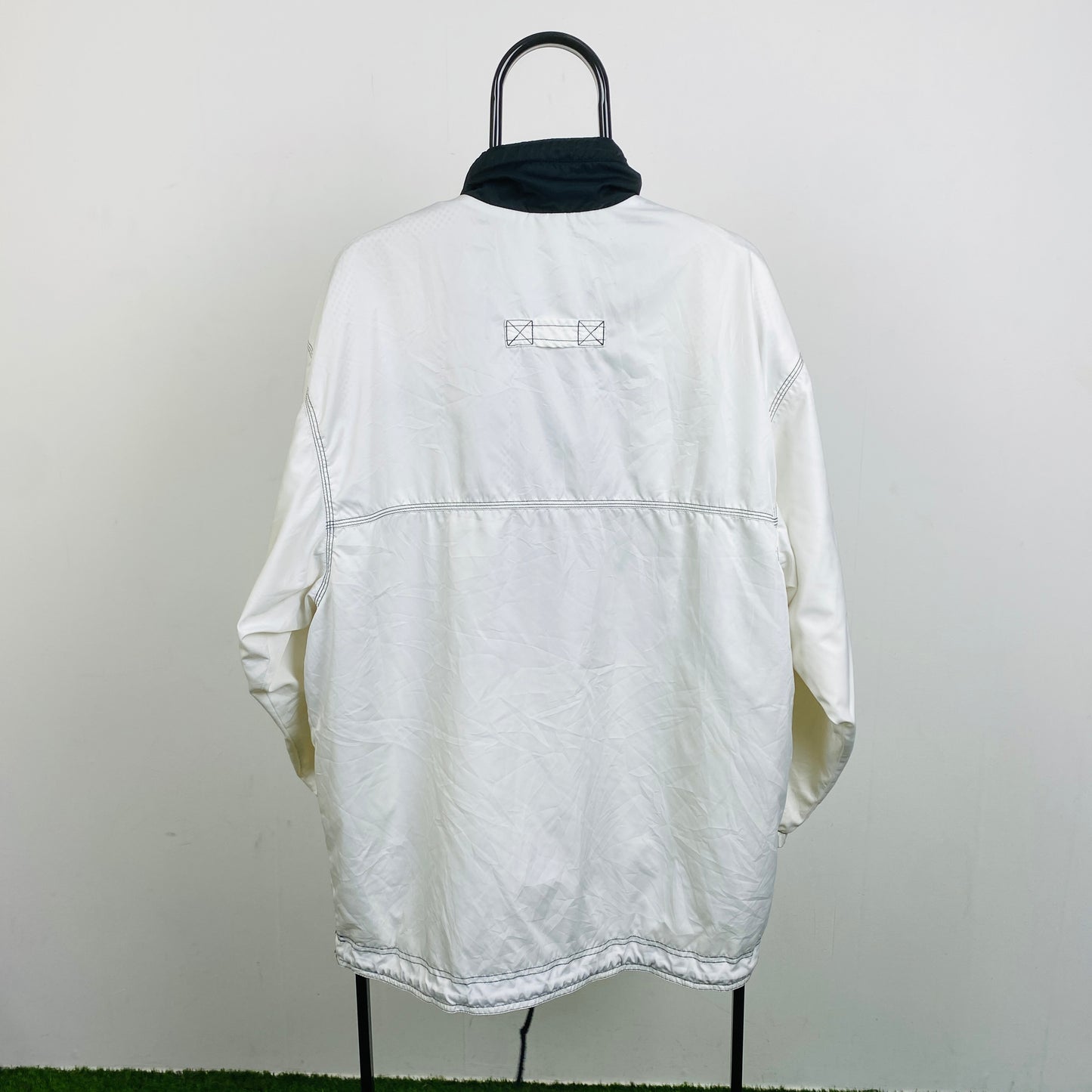90s Nike Windbreaker Jacket White Small