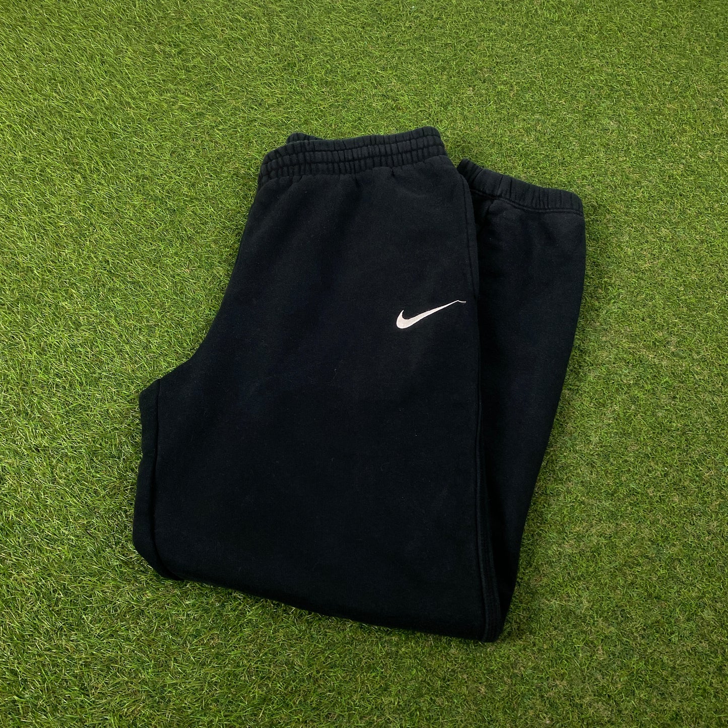 00s Nike Wide Leg Cotton Joggers Black Medium