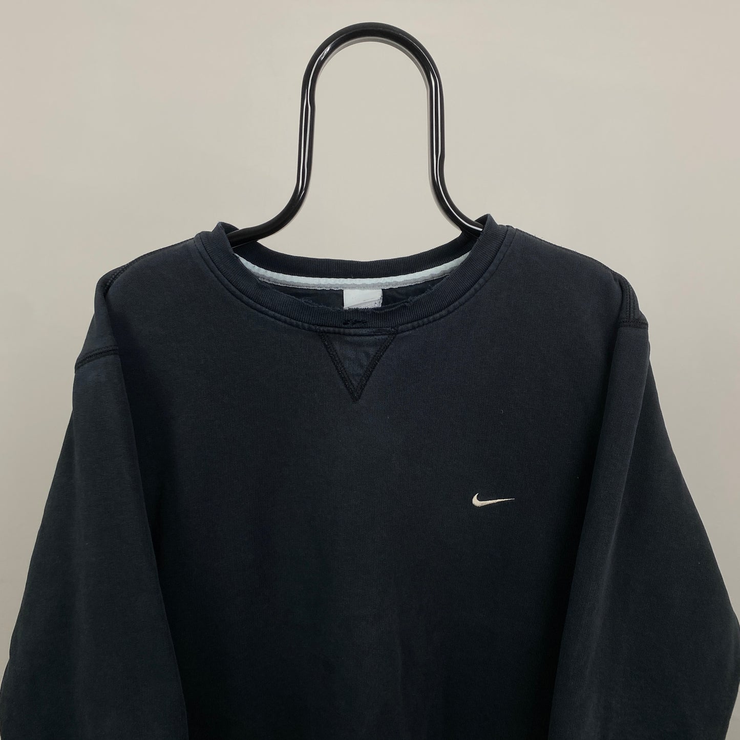 00s Nike Heavyweight Sweatshirt Black Large
