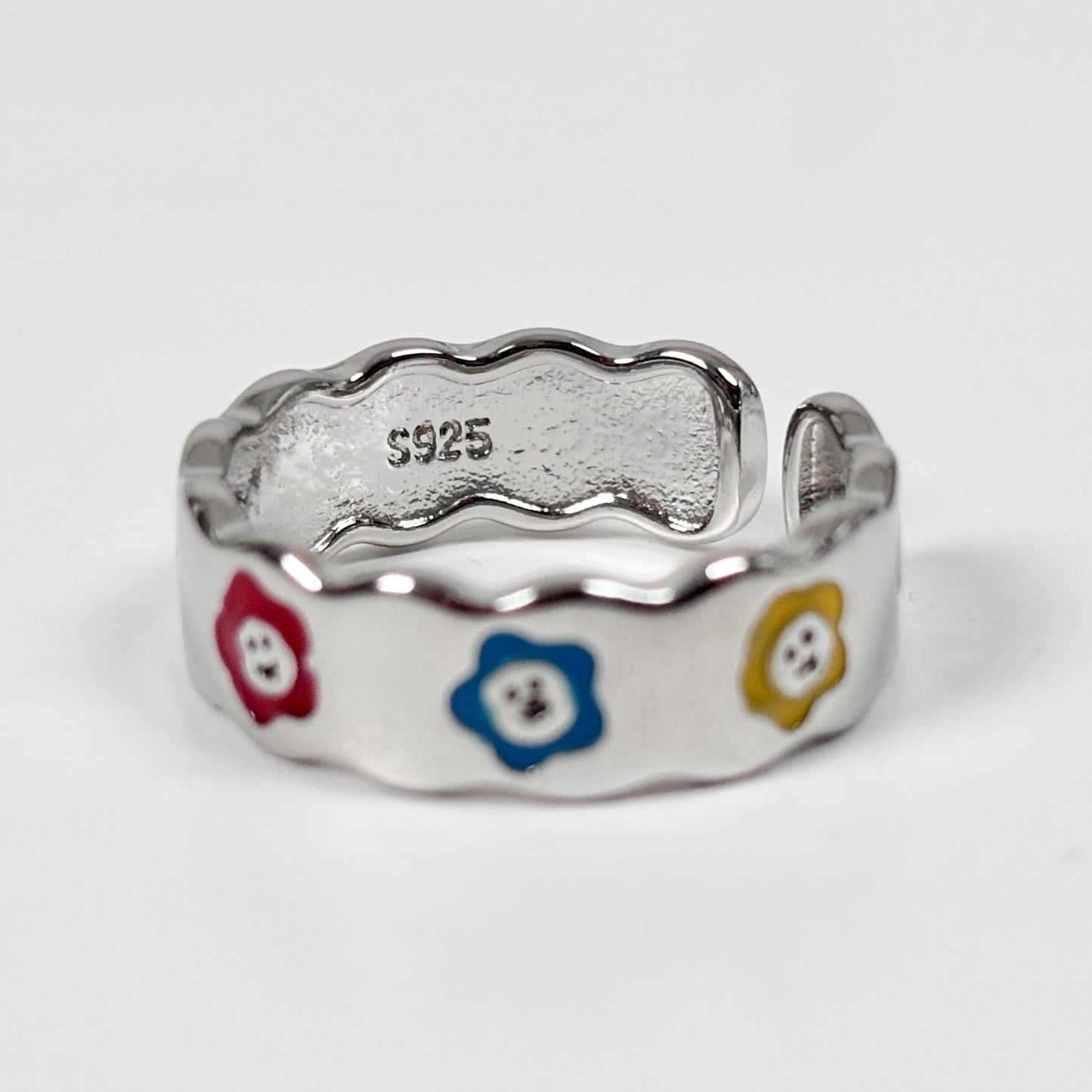 Dainty Flower Ring .925 Silver