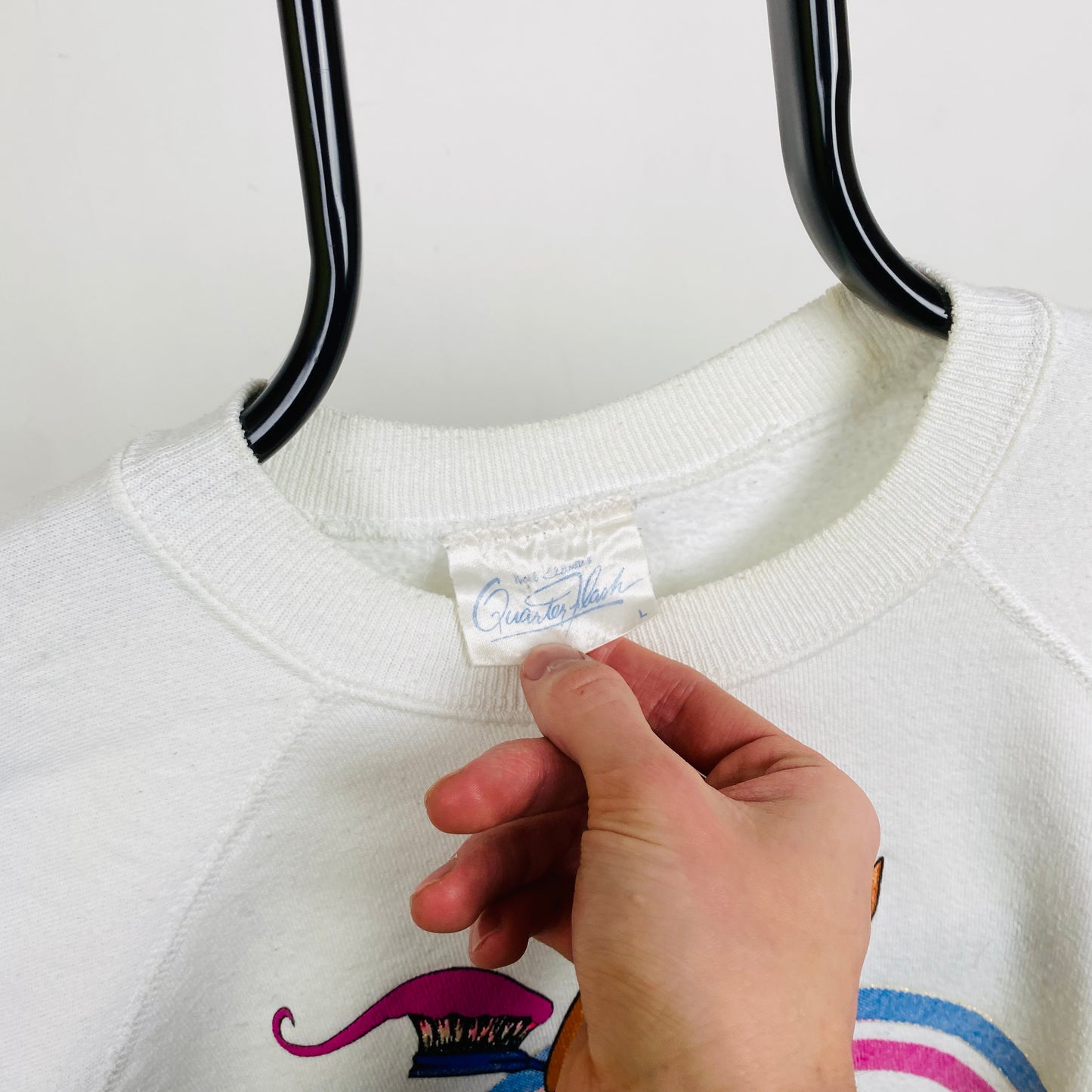 90s Retro Dentist Sweatshirt White Large
