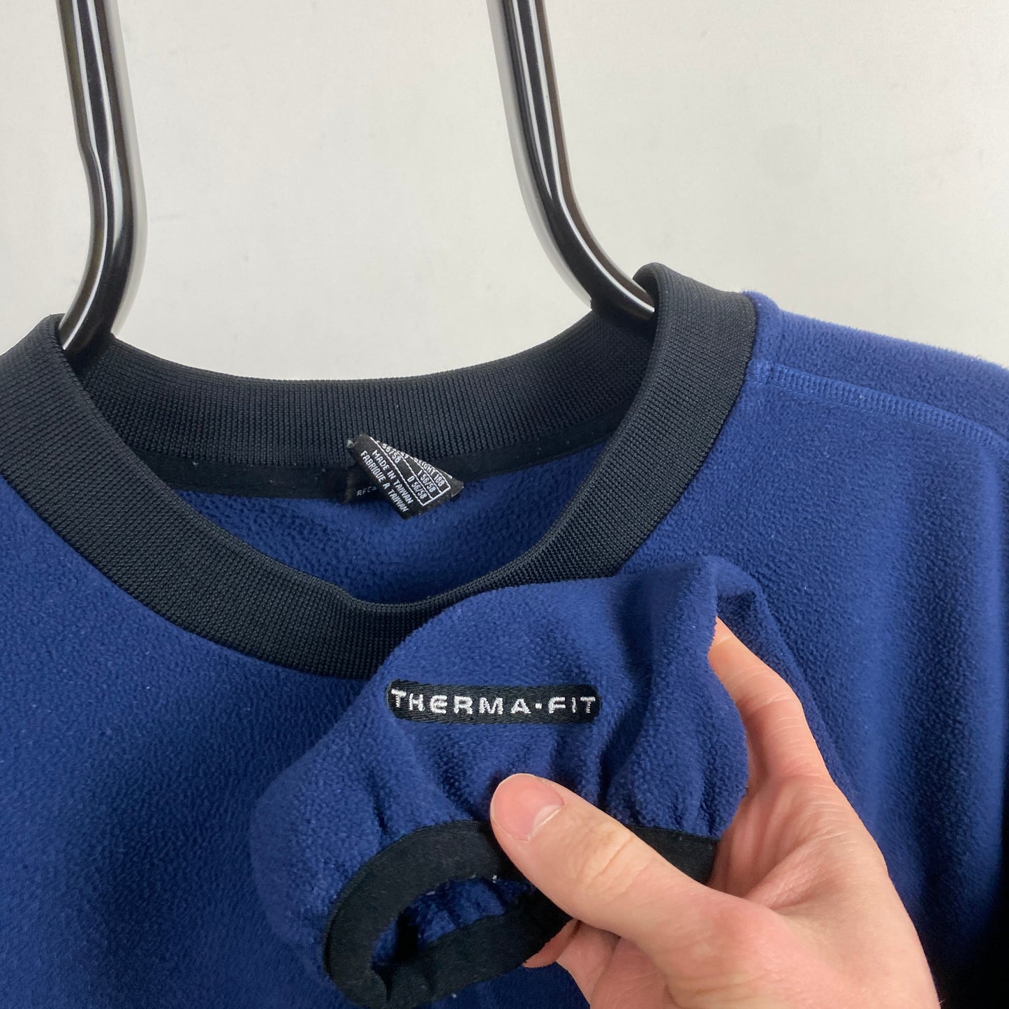 00s Nike Therma-Fit Fleece Sweatshirt Blue XL
