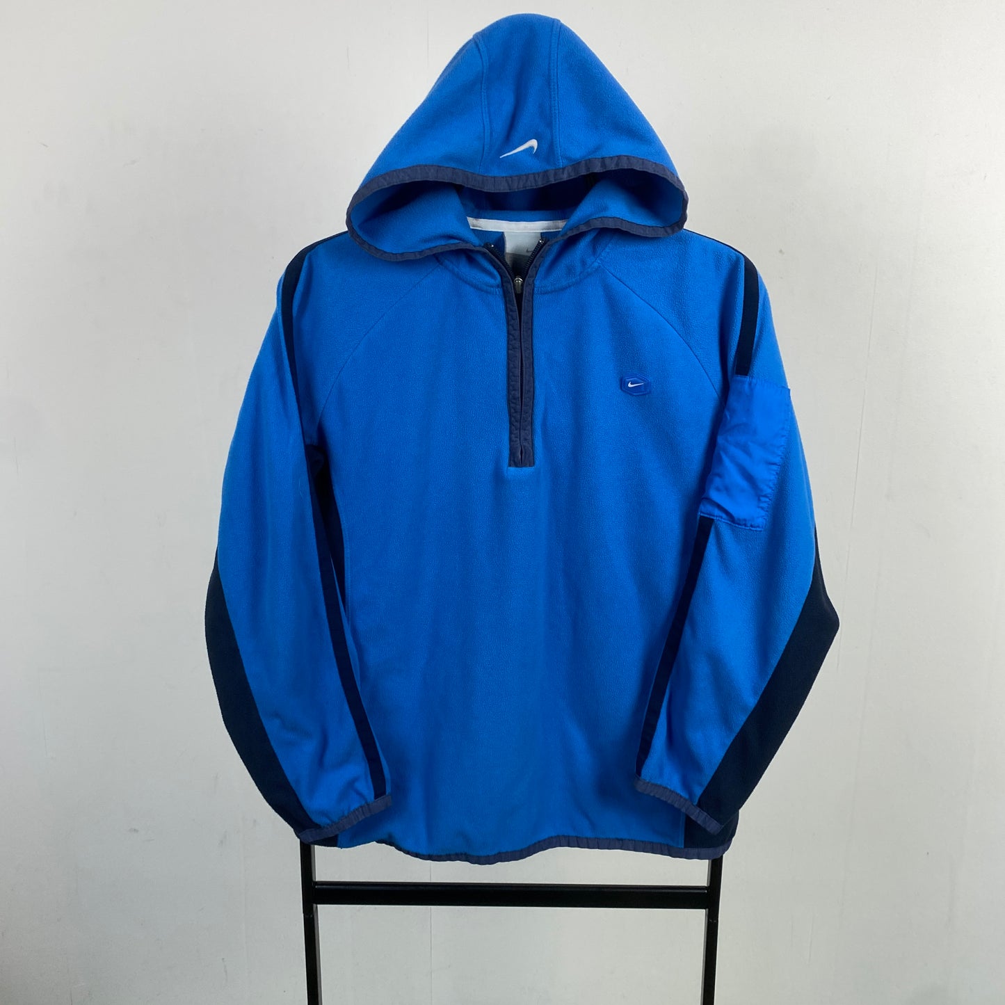 00s Nike Tn Hex Hoodie Blue Womens Large