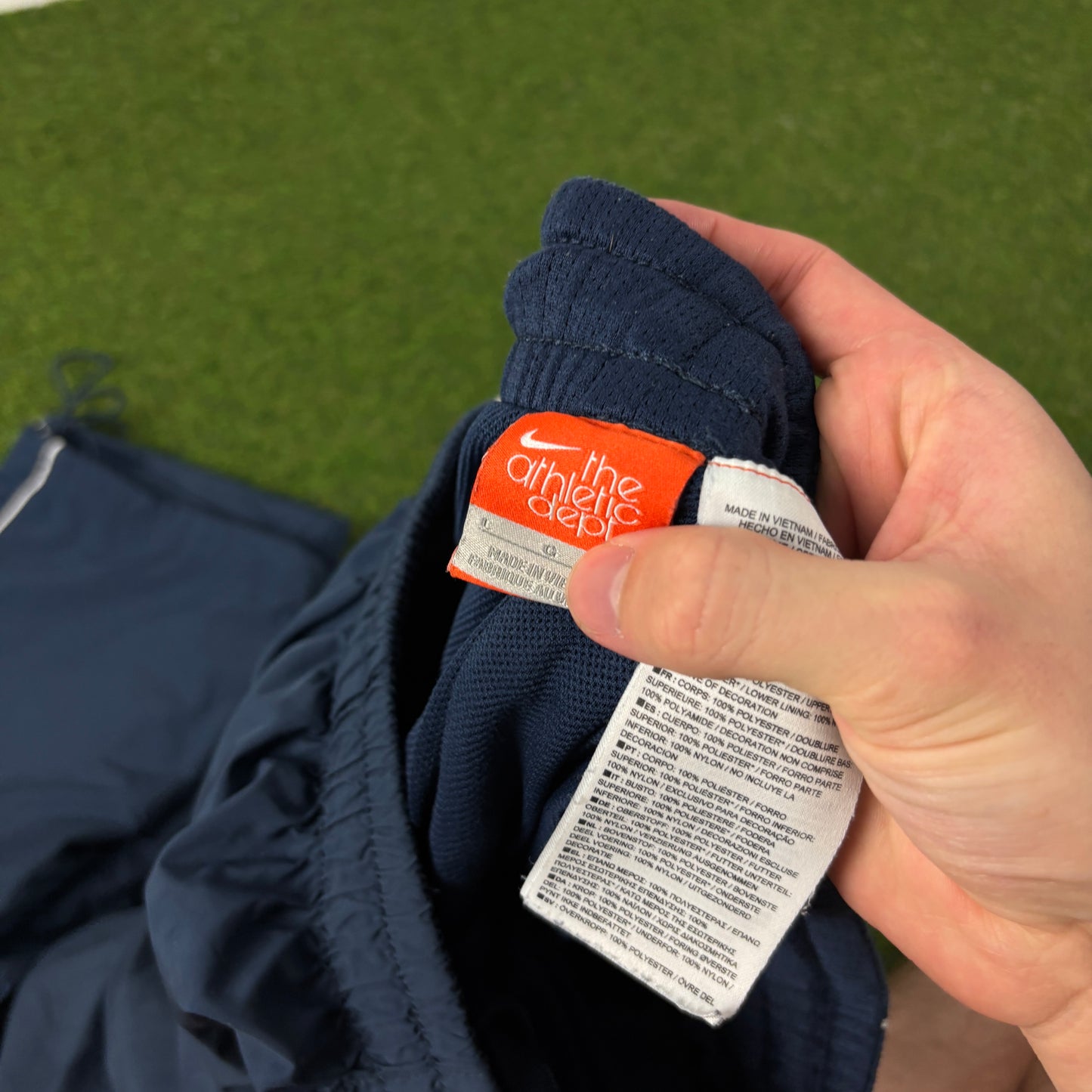 00s Nike Piping Joggers Blue Large