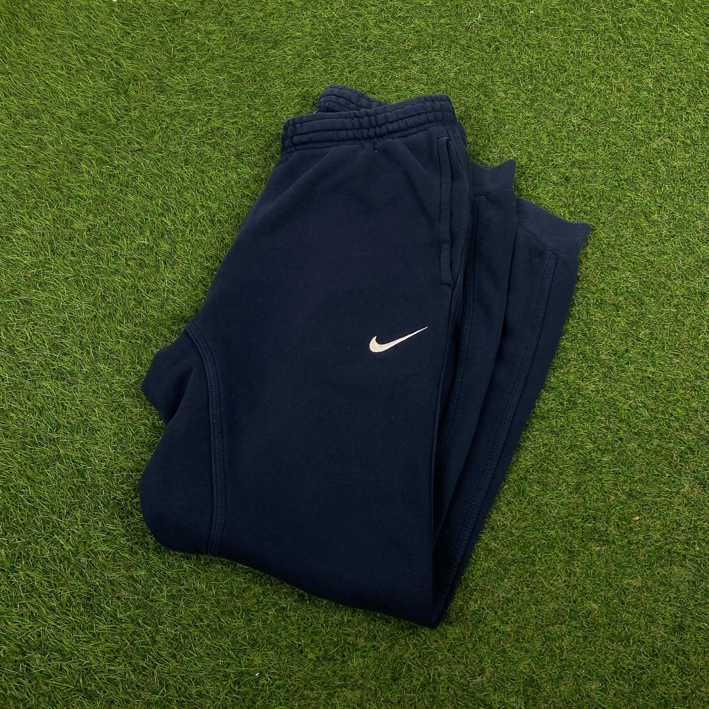00s Nike Cotton Joggers Blue Small
