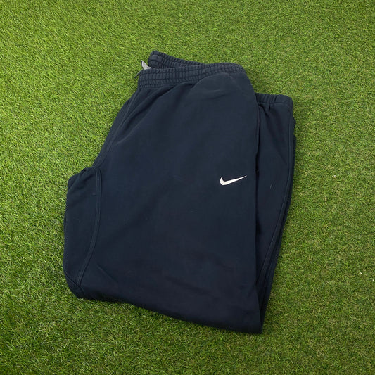 00s Nike Wide Leg Cotton Joggers Blue XL