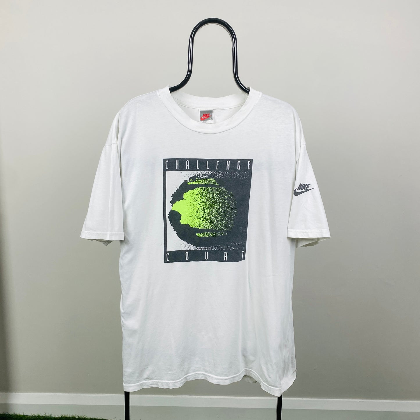 90s Nike Challenge Court T-Shirt White XL