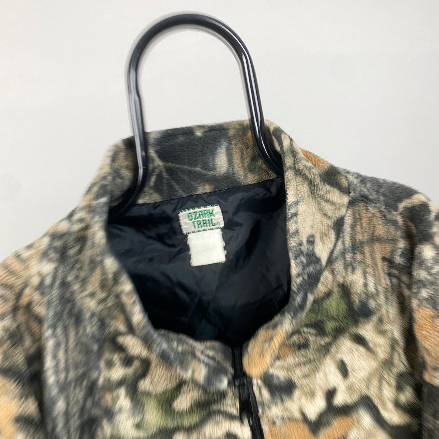 Retro Ozark Trail Realtree Fleece Sweatshirt Brown XL